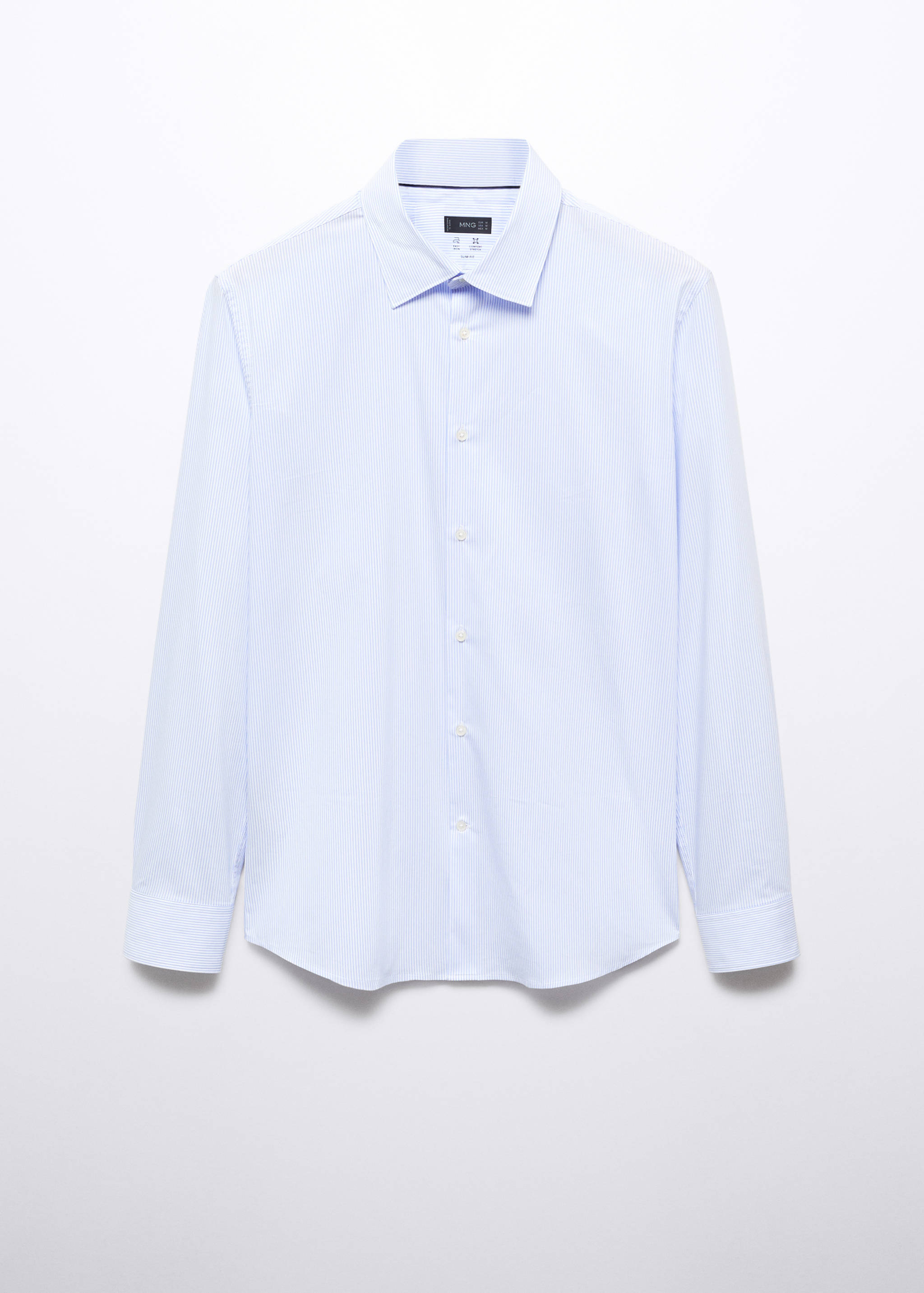 Chemise costume slim fit coton stretch - Article sans modèle