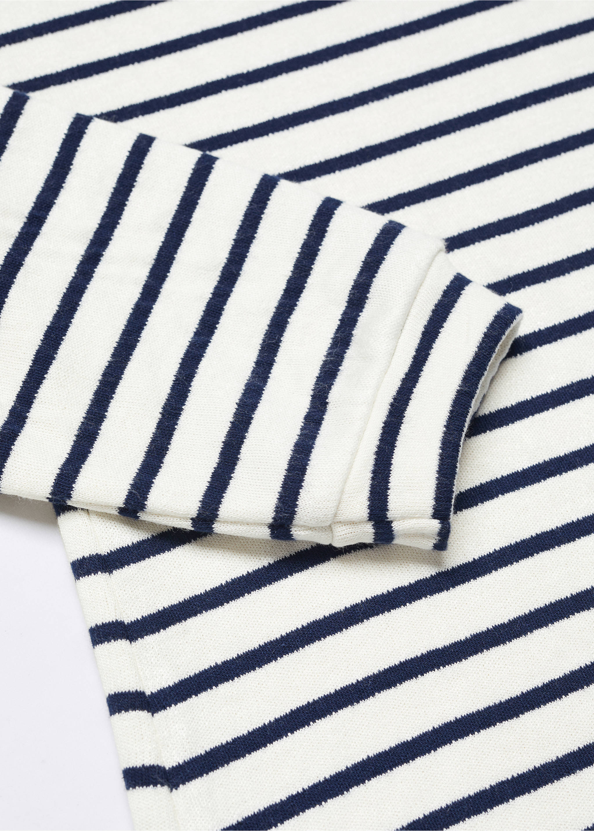 Striped dress - Details of the article 8, Navy. Ref: 57044404-00.
