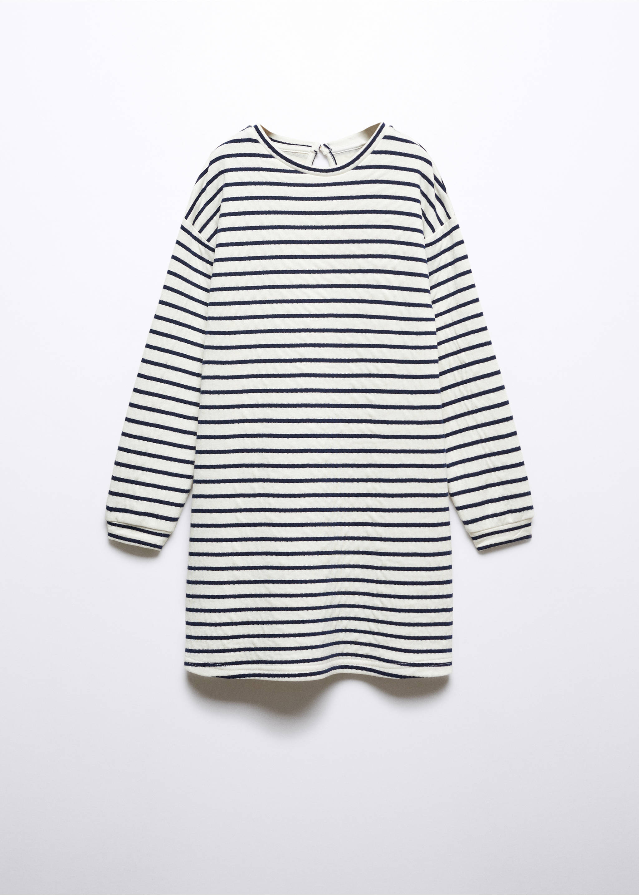 Striped dress - Article without model, Navy. Ref: 57044404-00.