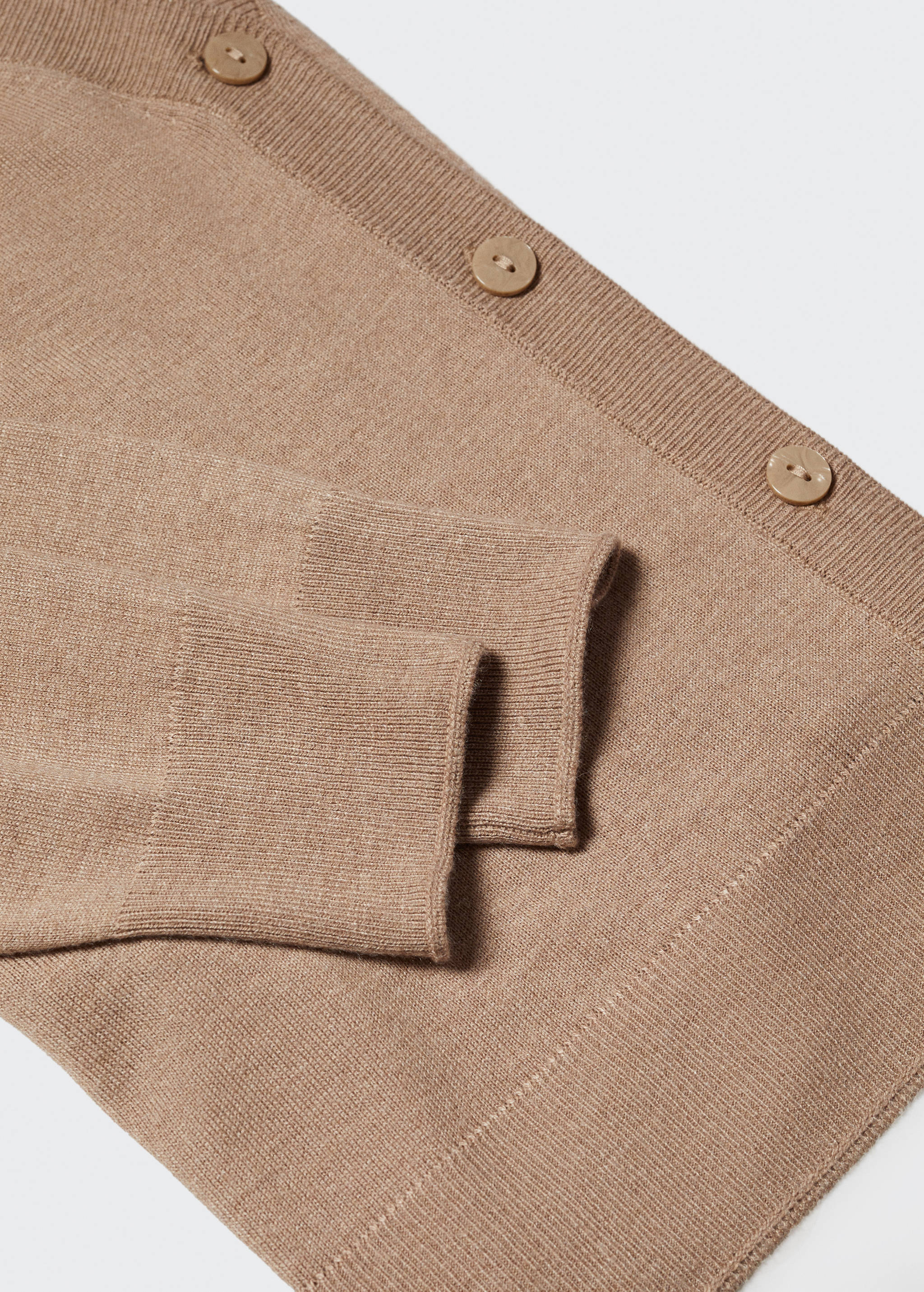 细线针织开衫 - null