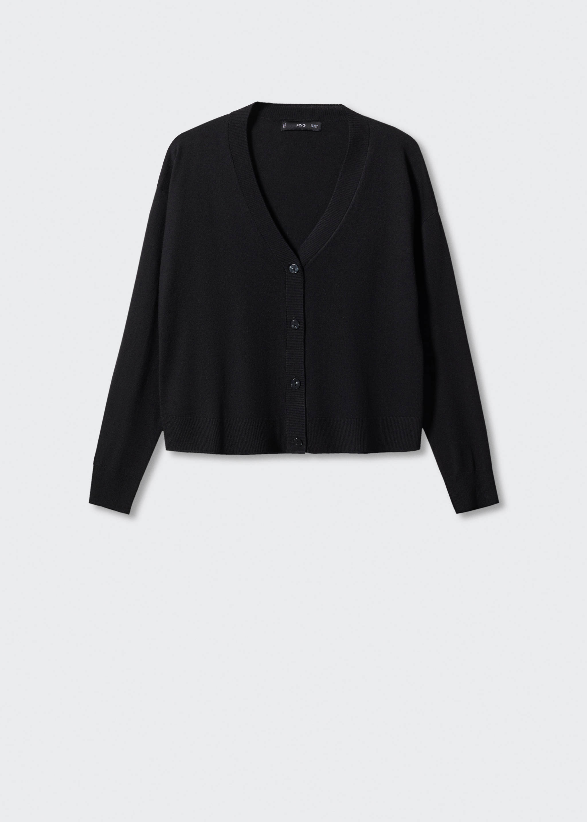 细线针织开衫 - null