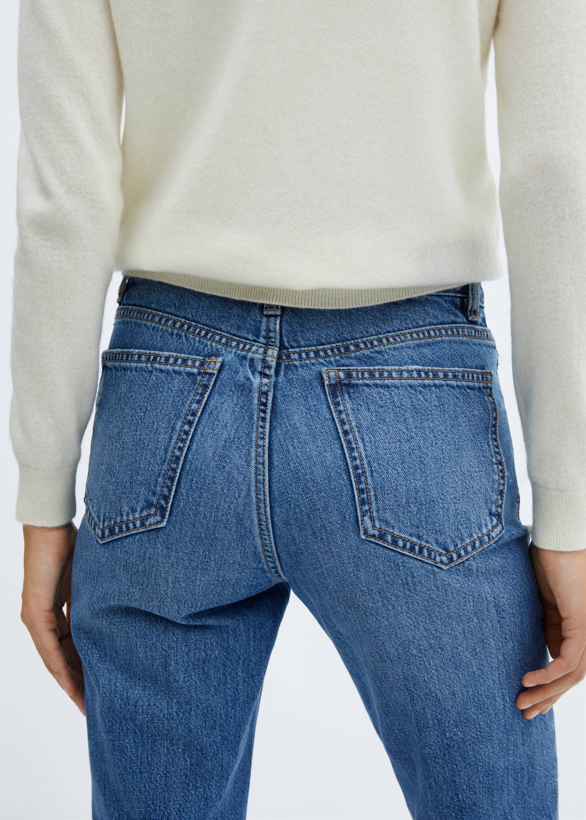 Jeans rectos tiro medio - Detalle del artículo 3