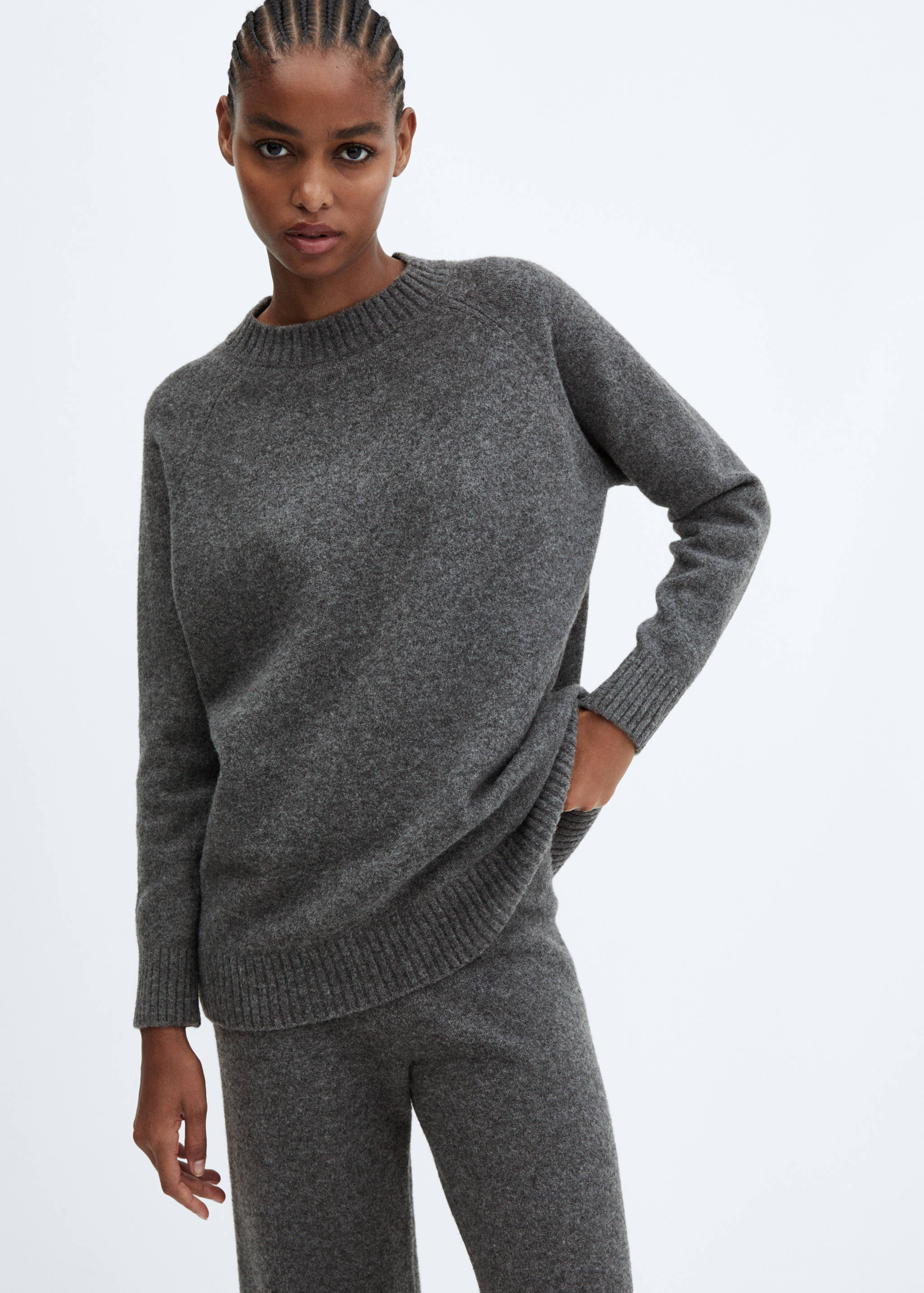 Oversize knit sweater - Medium plane
