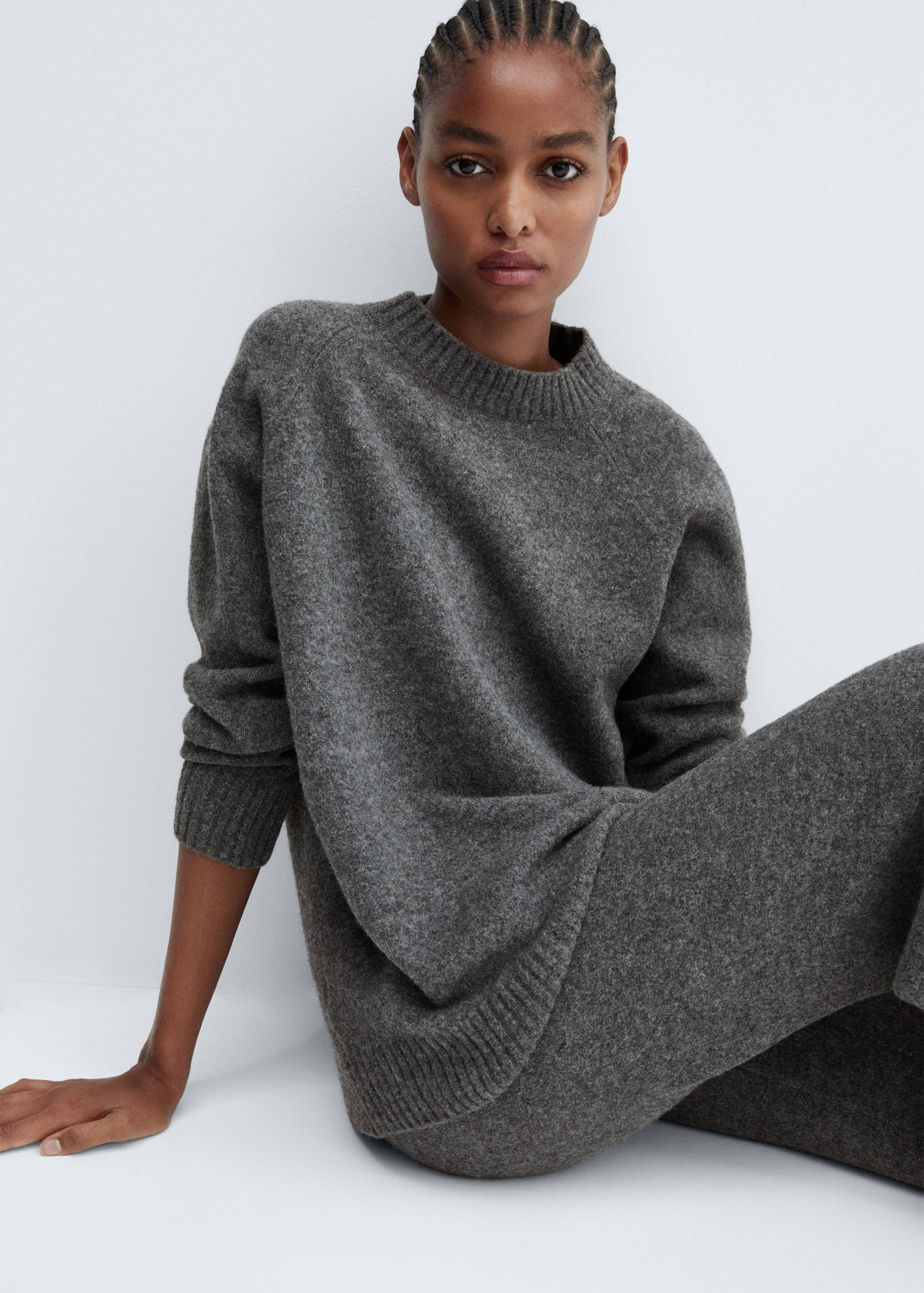 Oversize knit sweater - Details of the article 2
