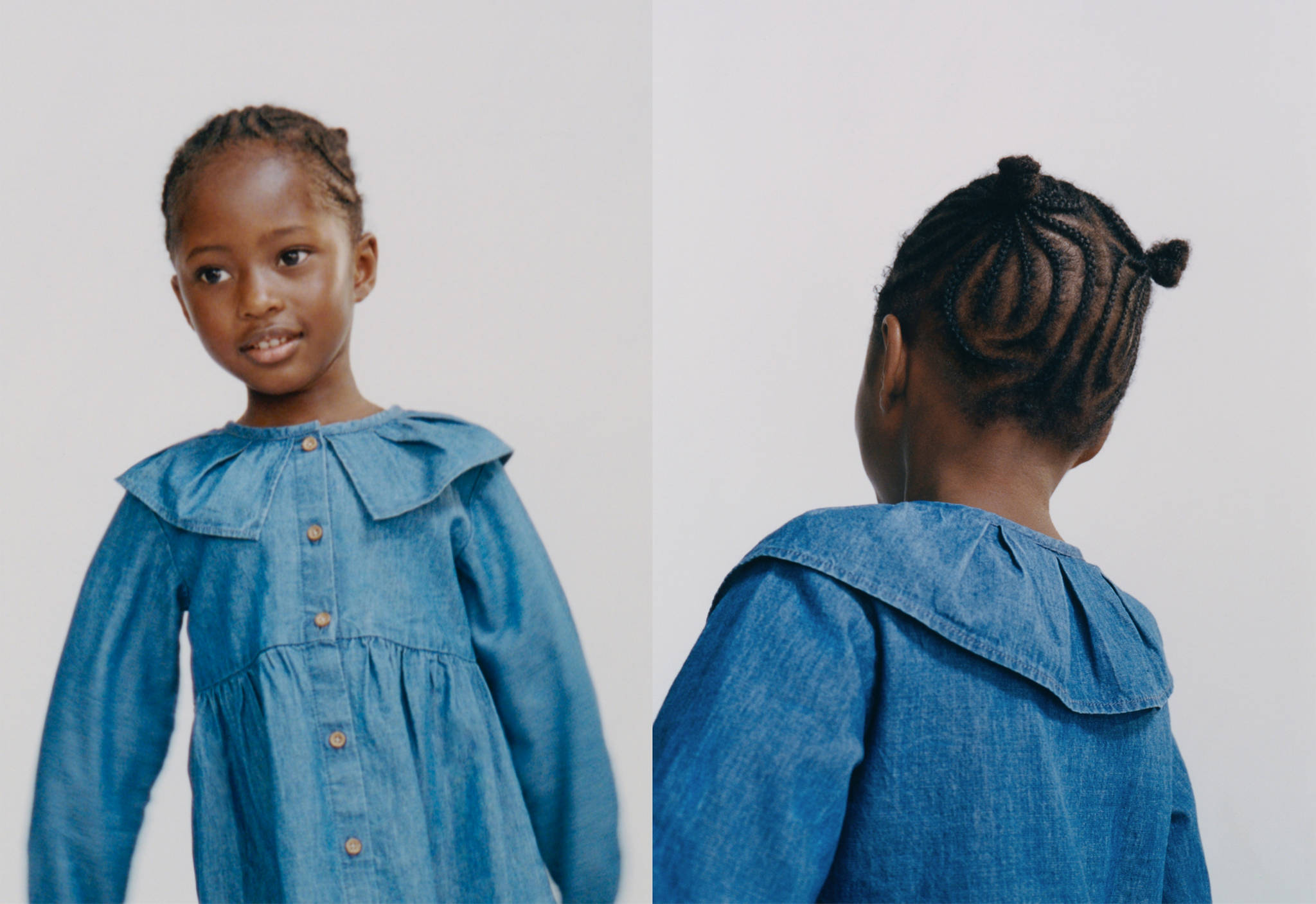 Denim dress - Panoramic plane