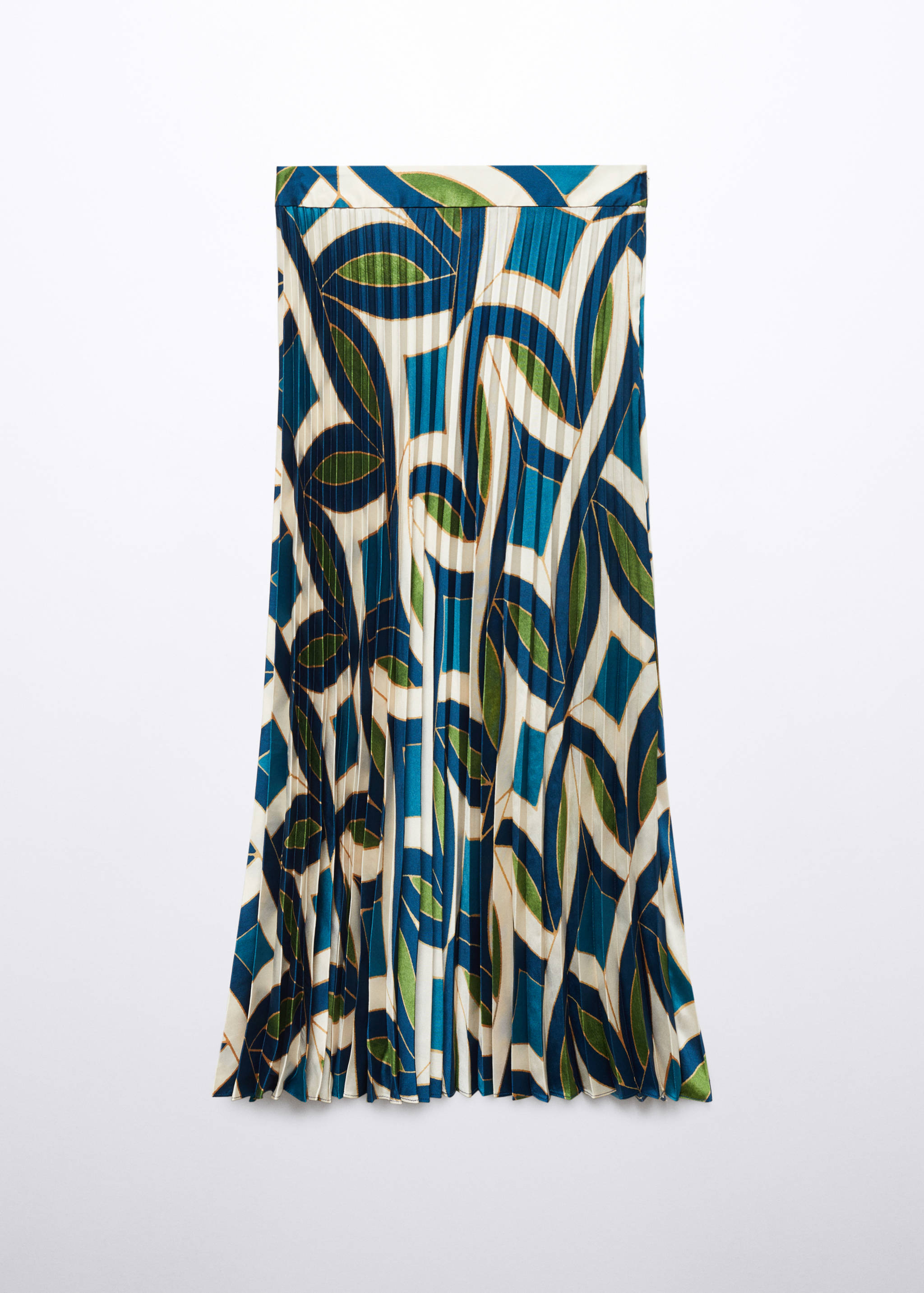 Printed pleated skirt - Article without model