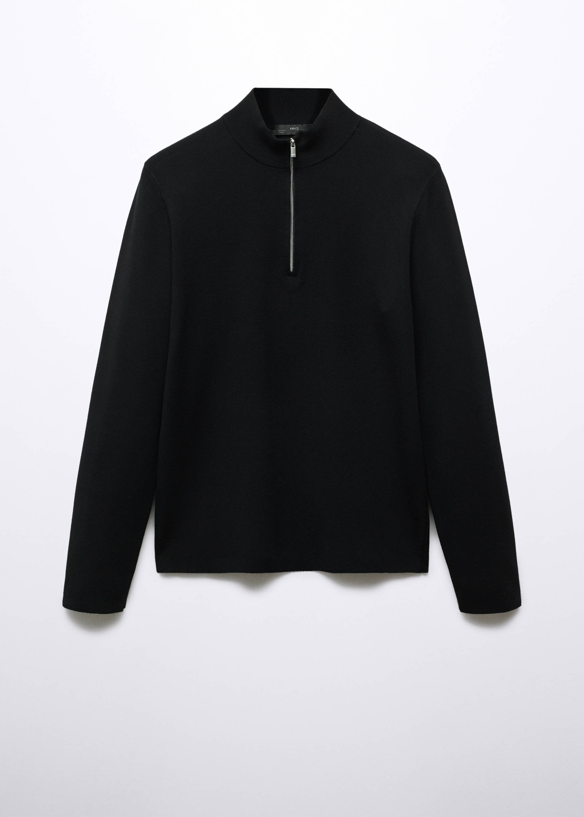 Pull-over col montant zip - Article sans modèle
