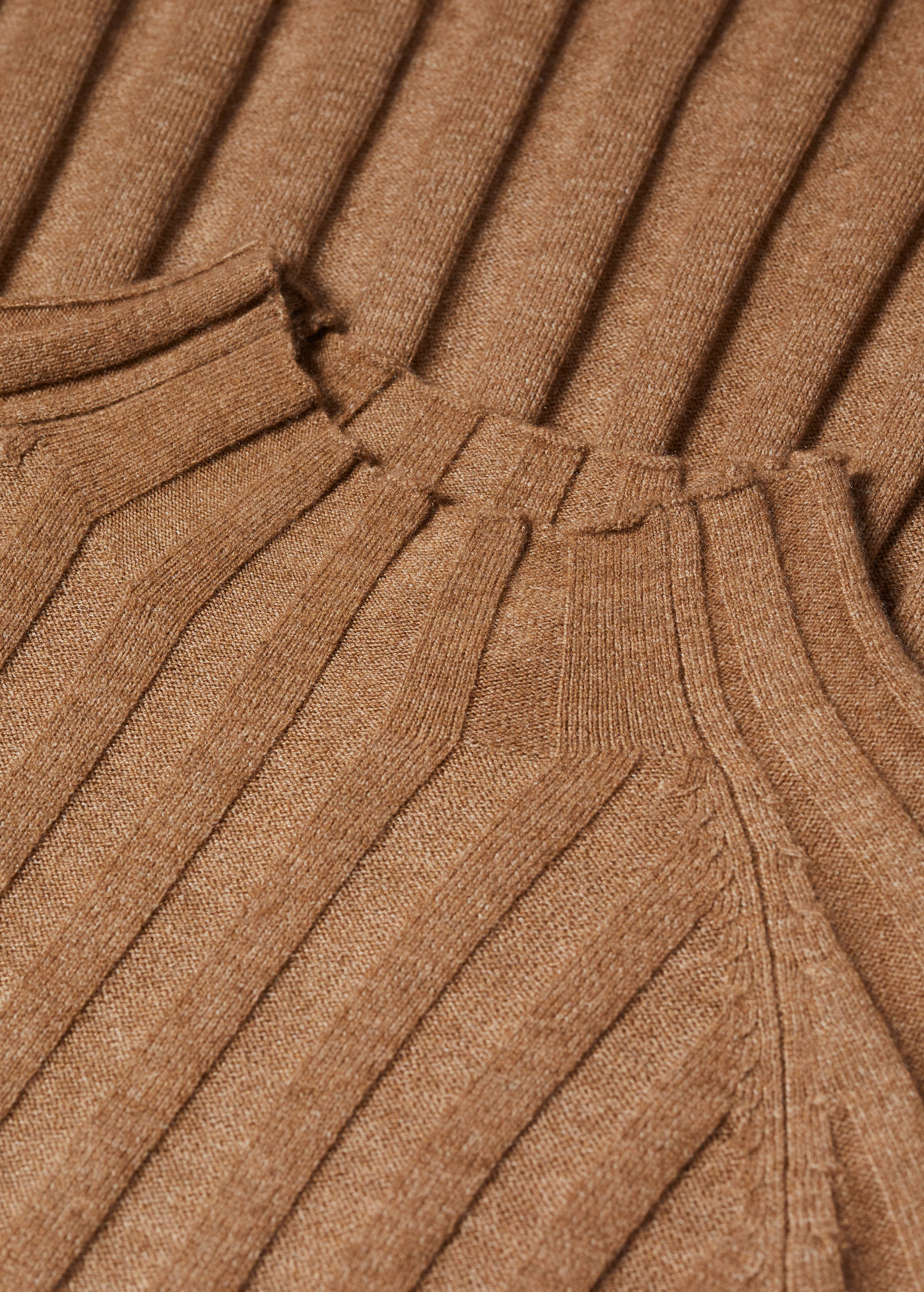 Robe maille côtelée col montant - Détail de l'article 8