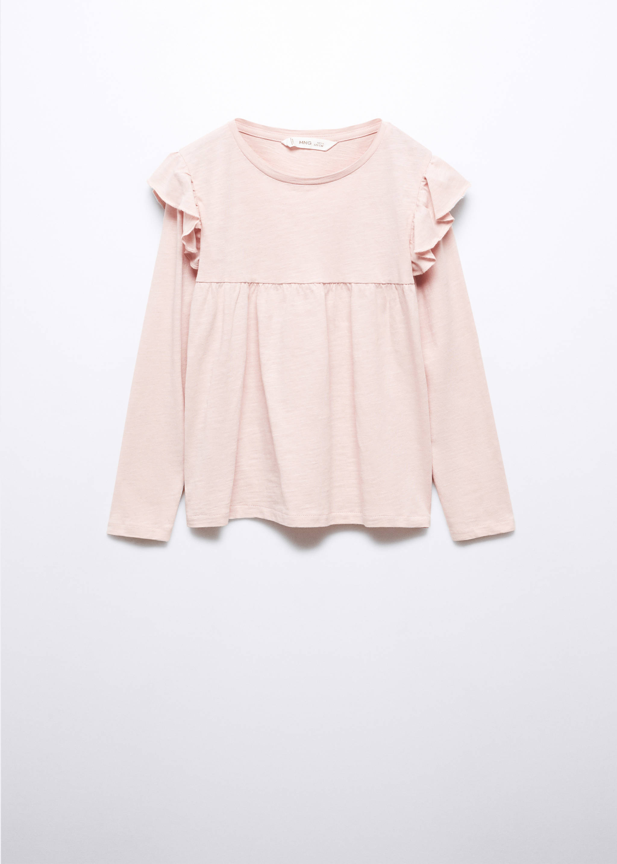 Long -sleeved t-shirt with ruffles - Article without model