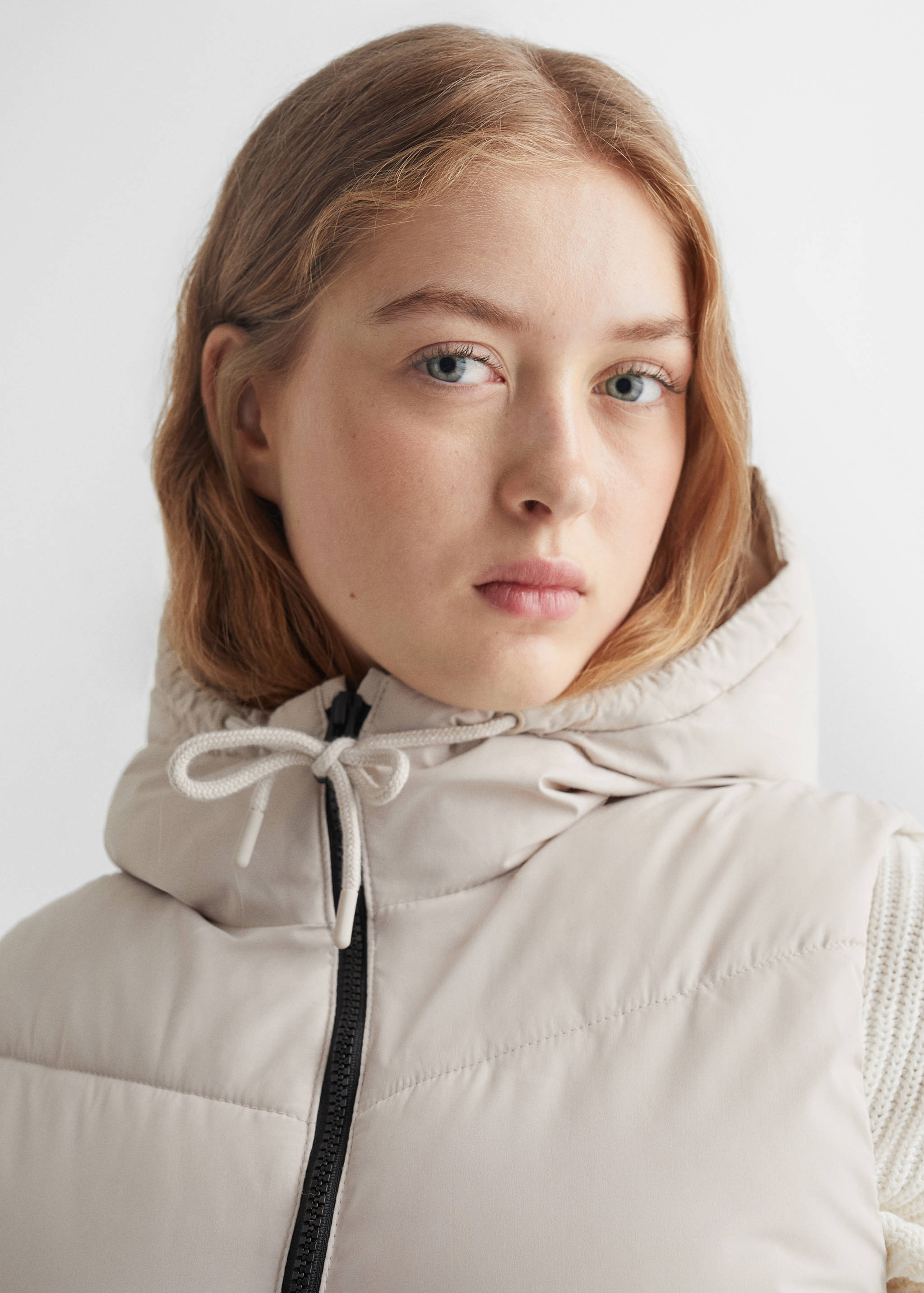 Long puffer vest - Details of the article 1