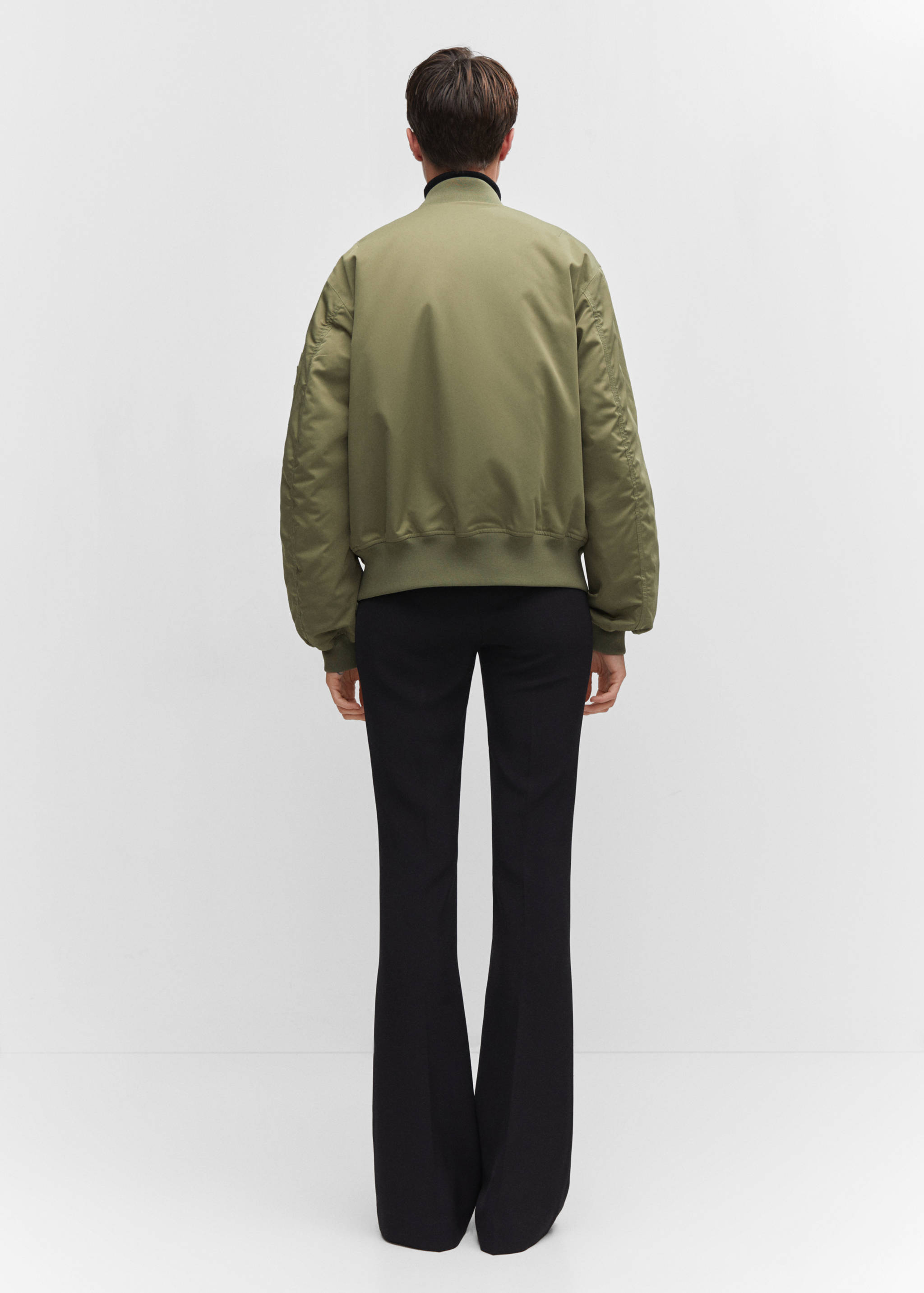 Chaqueta bomber oversize - Reverso del artículo