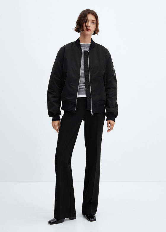 Oversize bomber ceket