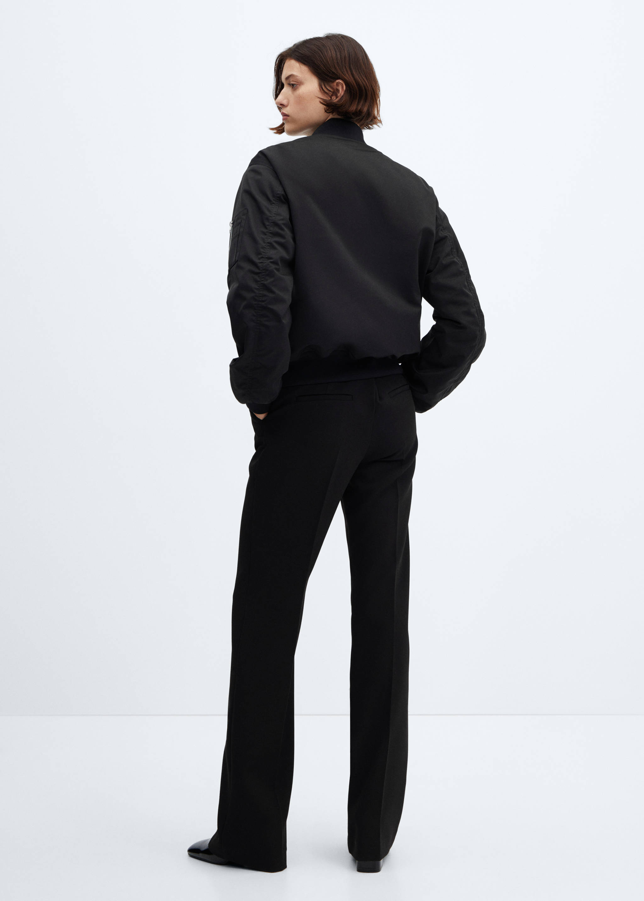 Chaqueta bomber oversize - Reverso del artículo