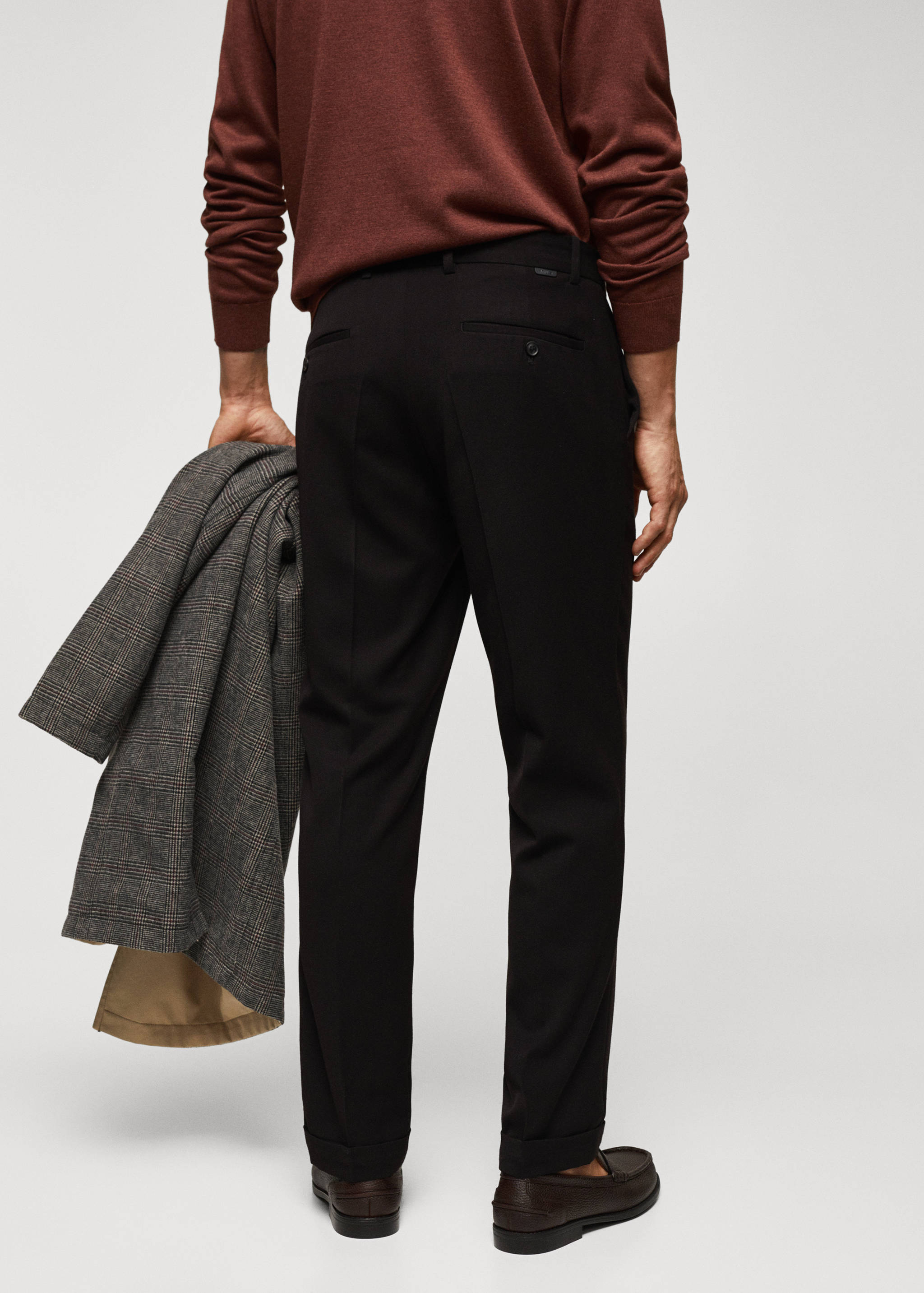 Pantalon slim-fit tissu recyclé - Verso de l’article