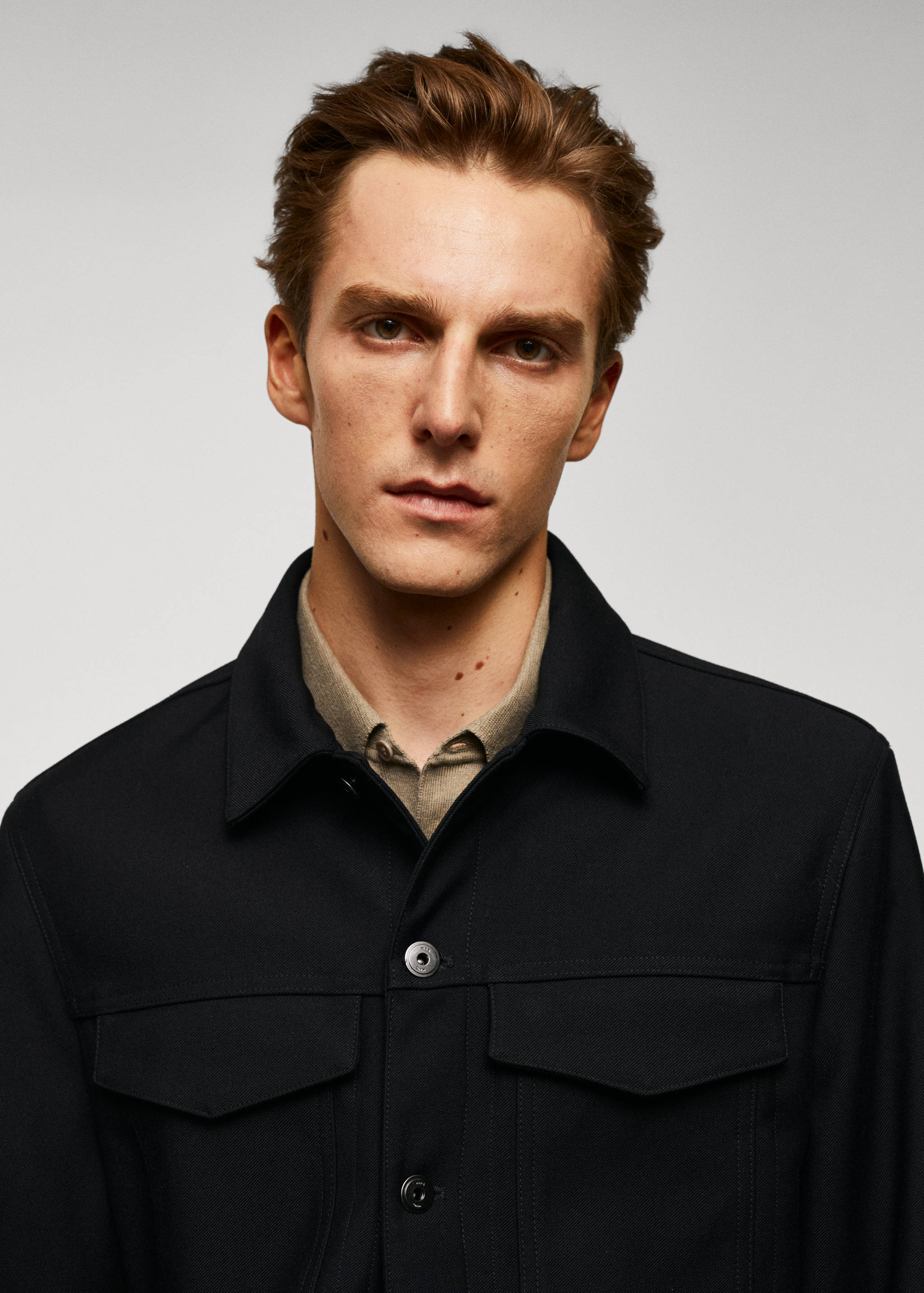 Twill jacket with pockets - Details of the article 1