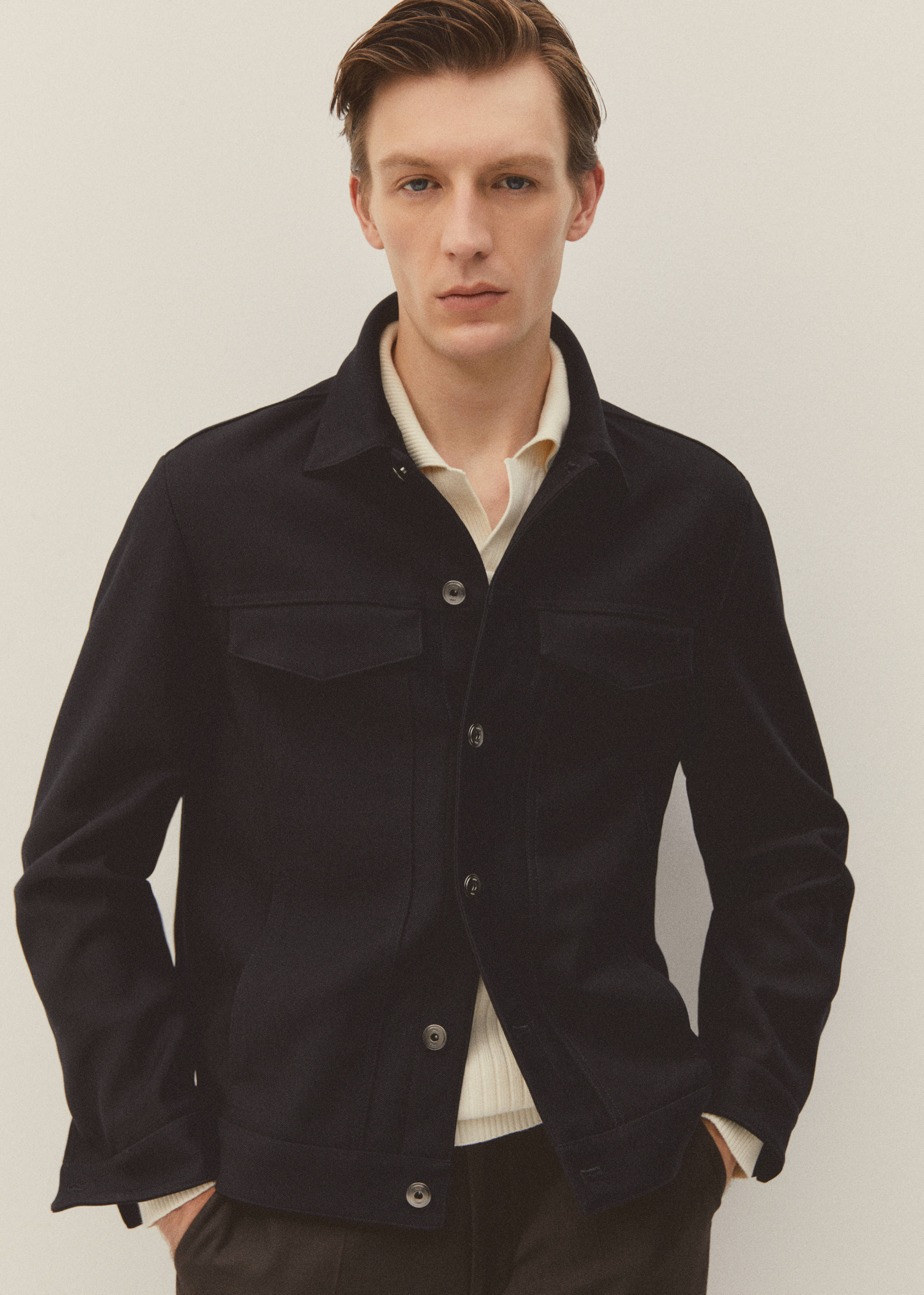 Twill jacket with pockets - Details of the article 5
