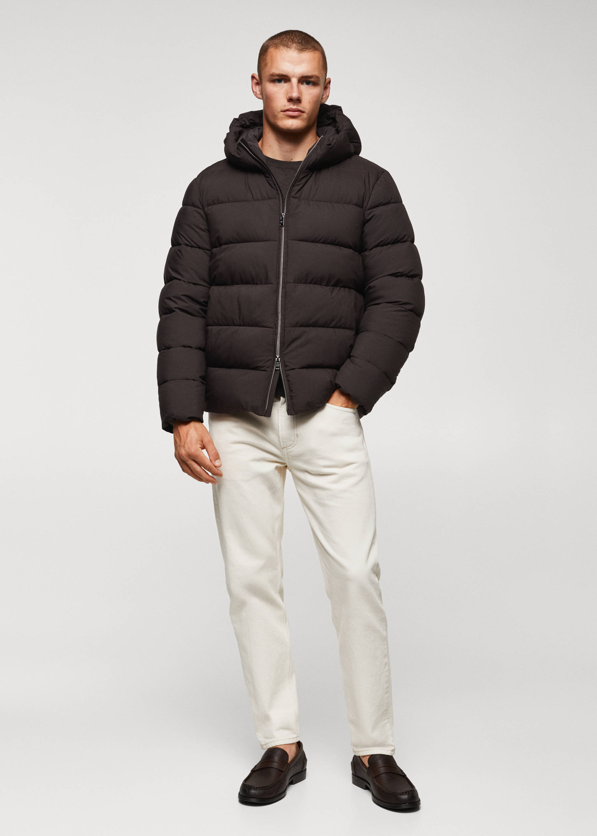 Thermoregulating waterproof padded anorak - General plane