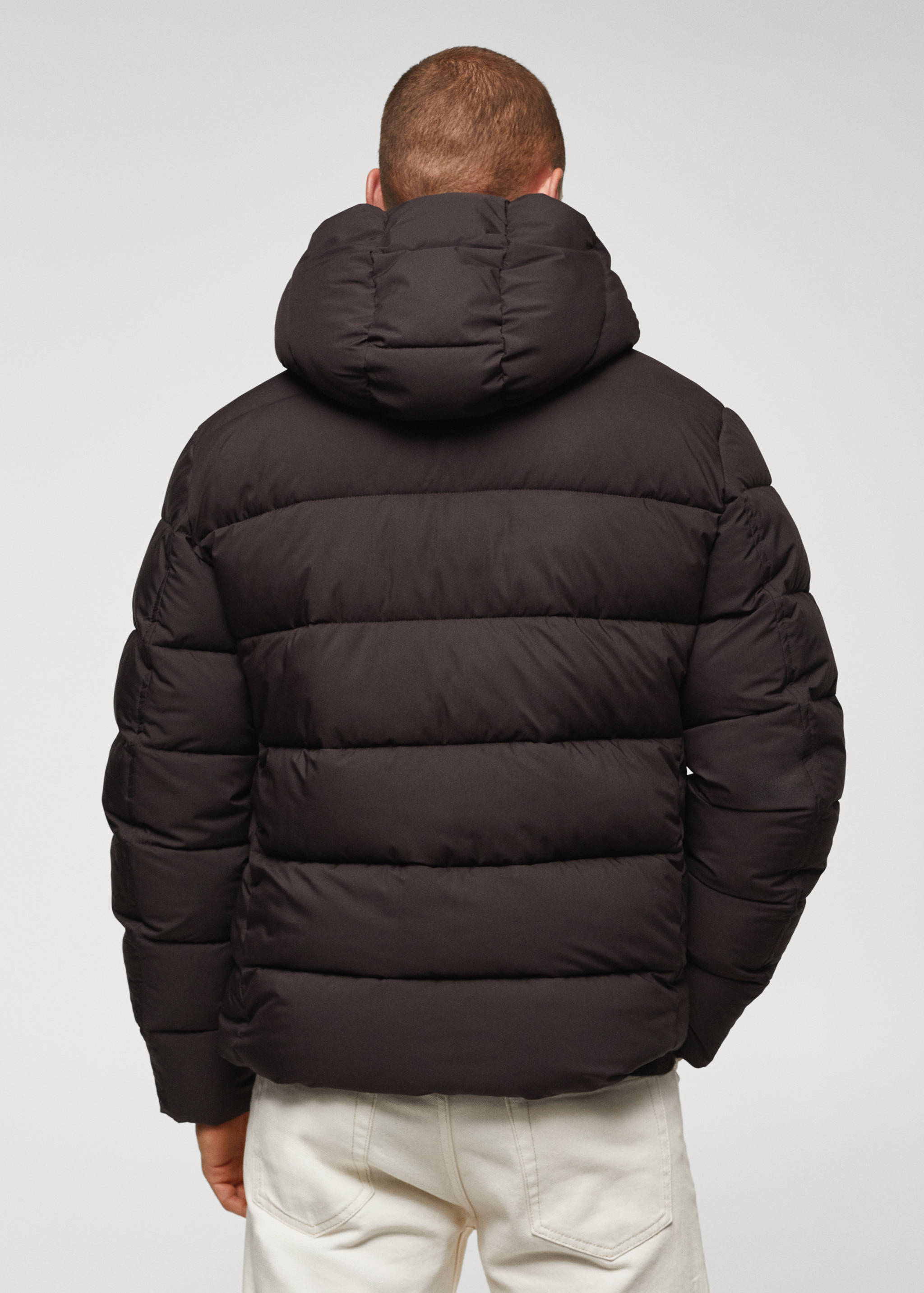 Thermoregulating waterproof padded anorak - Reverse of the article