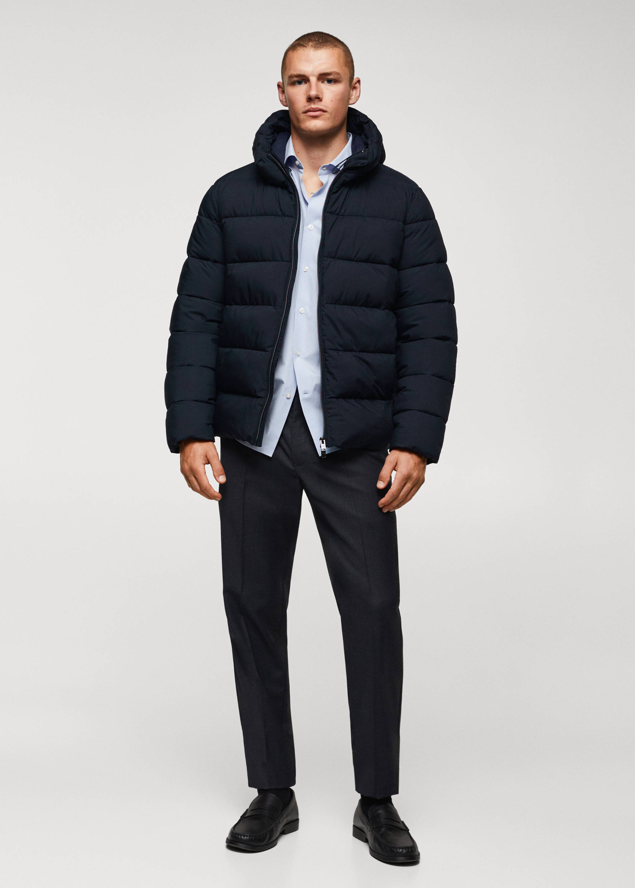 Thermoregulating waterproof padded anorak - General plane