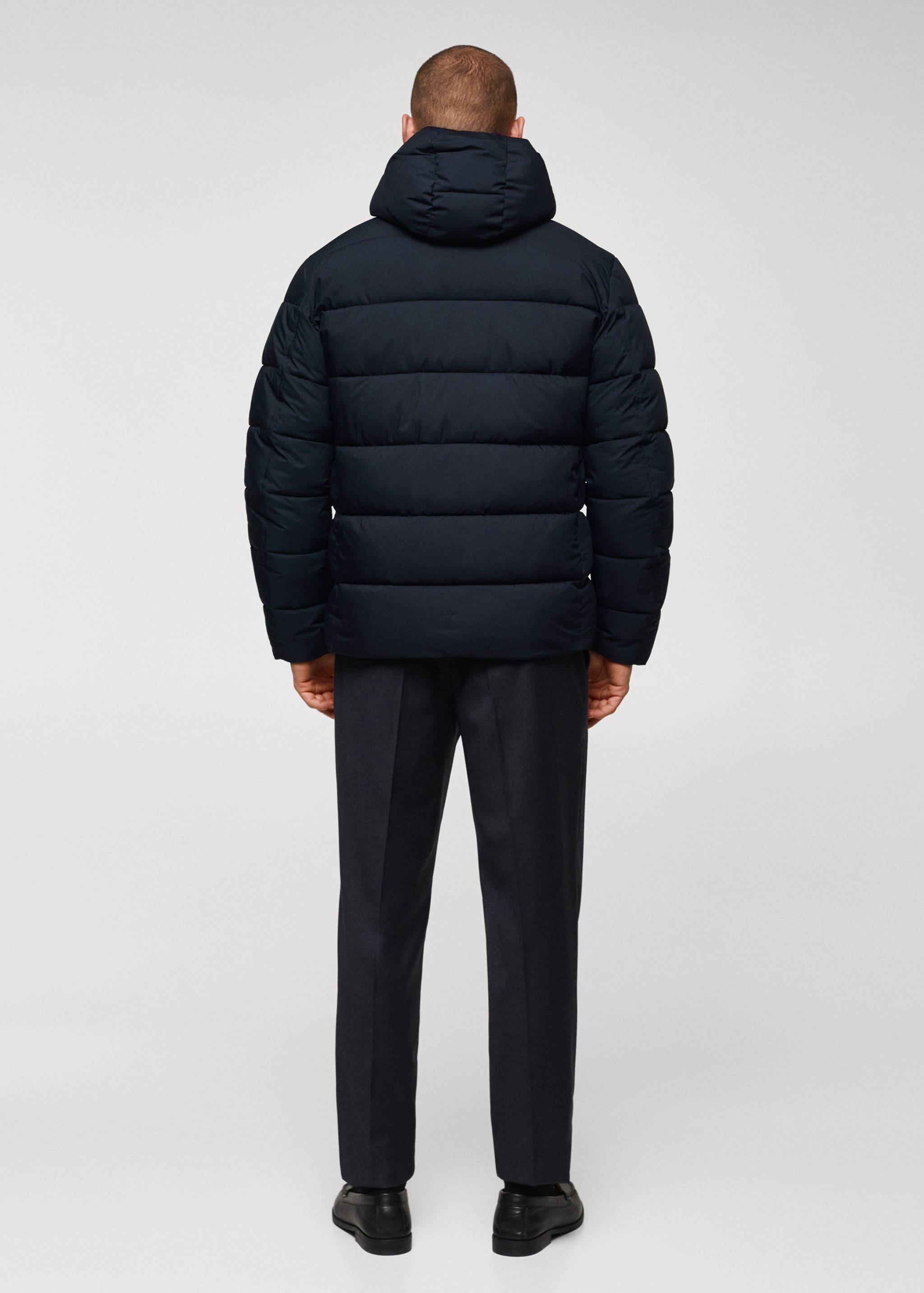 Thermoregulating waterproof padded anorak - Reverse of the article