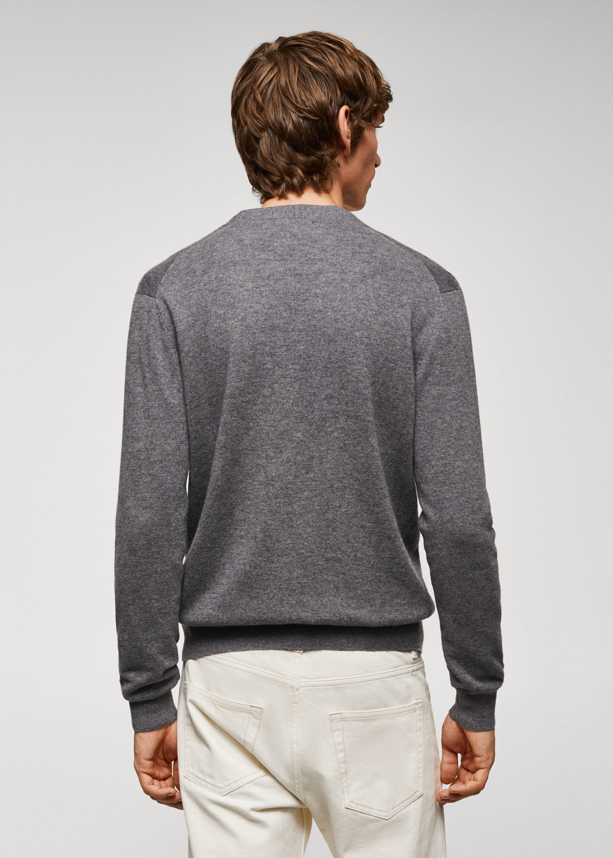 Wool-blend cardigan - Reverse of the article