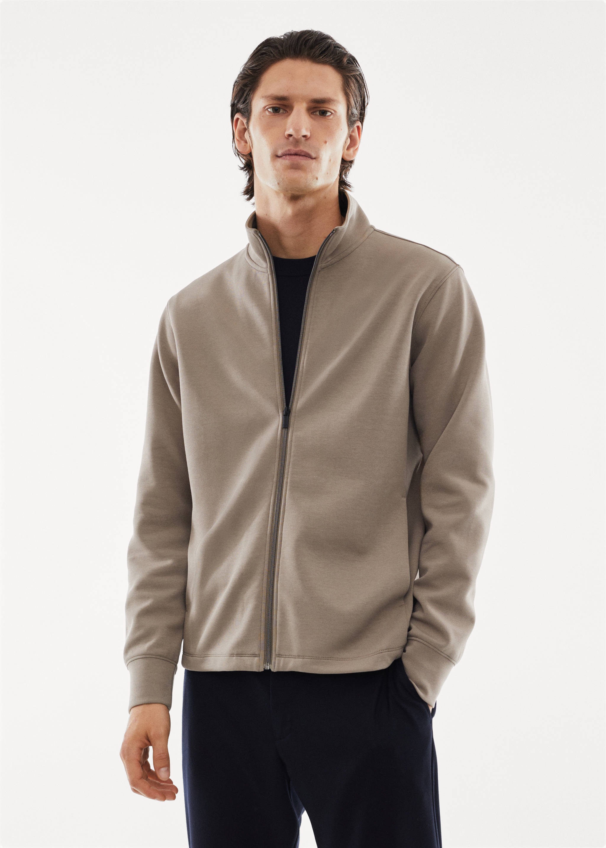 Breathable sweatshirt with zip - Medium plane