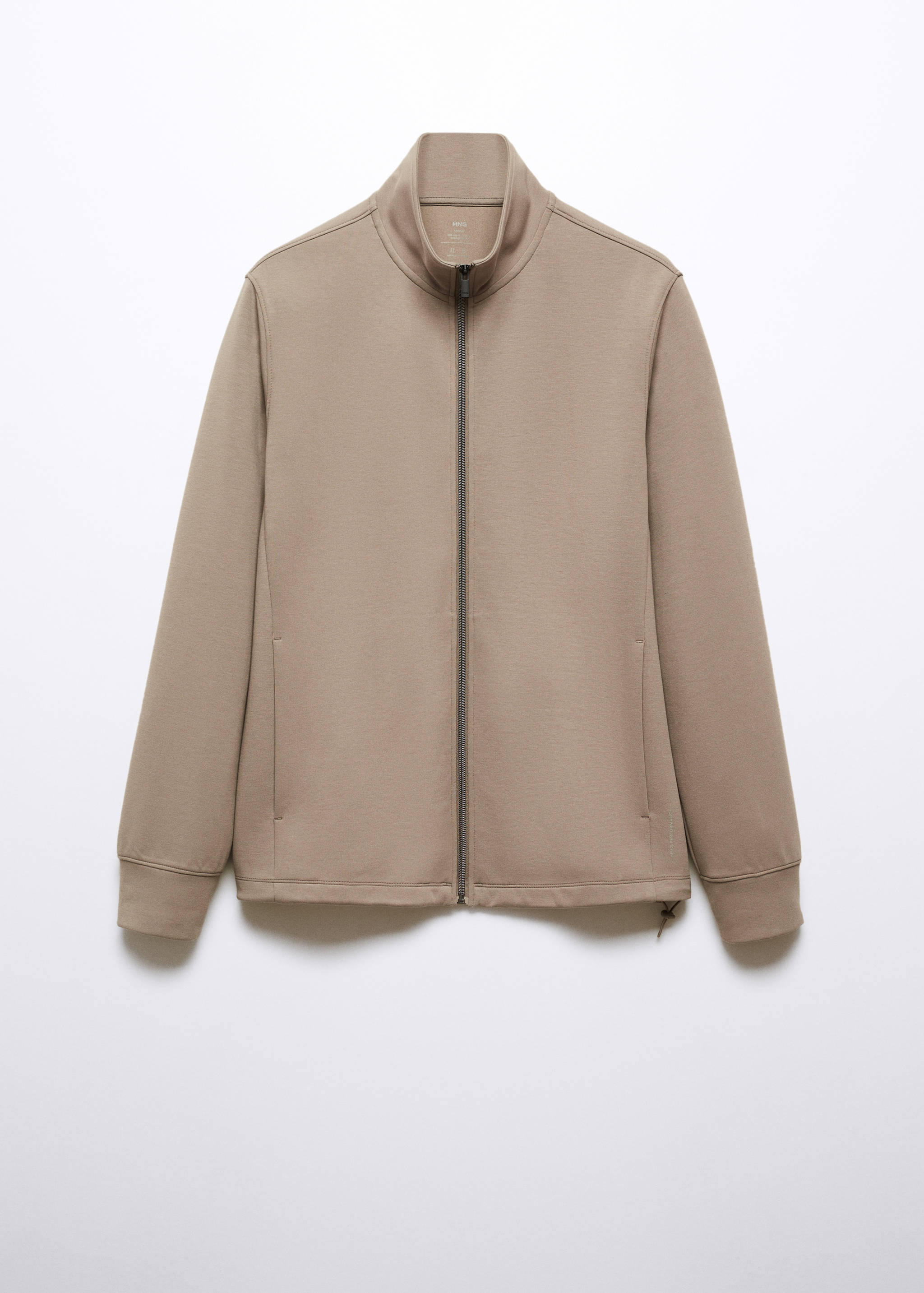 Breathable sweatshirt with zip - Article without model