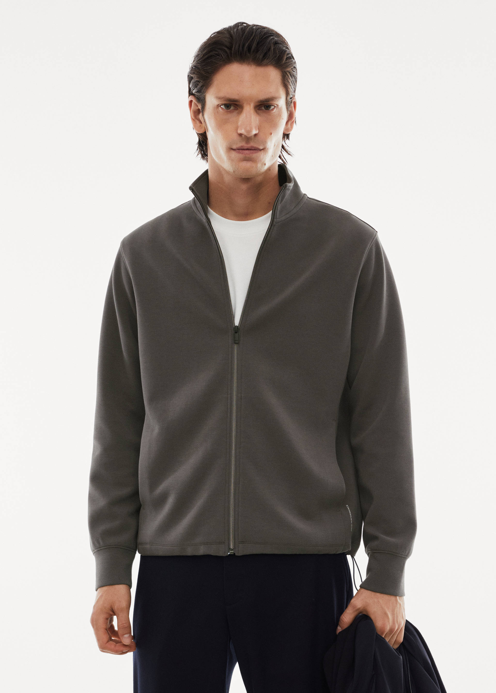 Breathable sweatshirt with zip - Medium plane