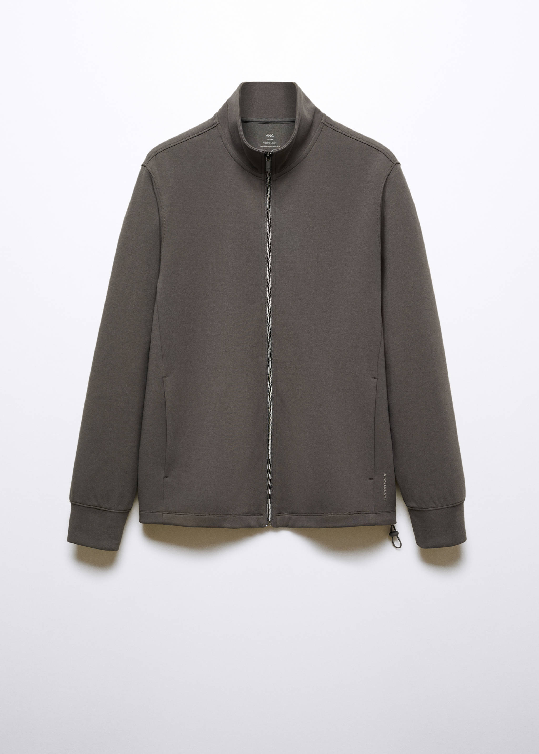 Breathable sweatshirt with zip - Article without model