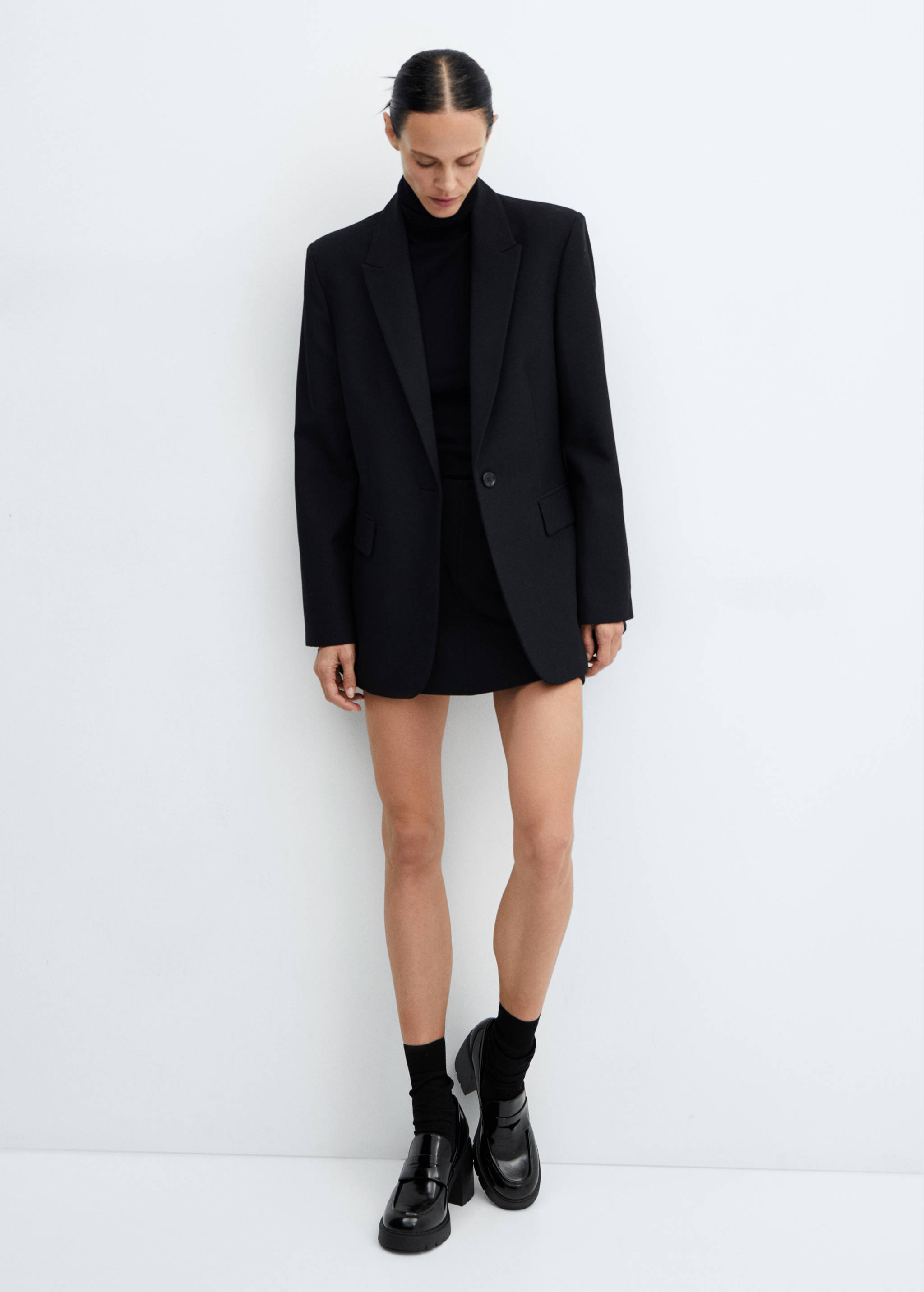 Mocasines tacón suela track - Plano general