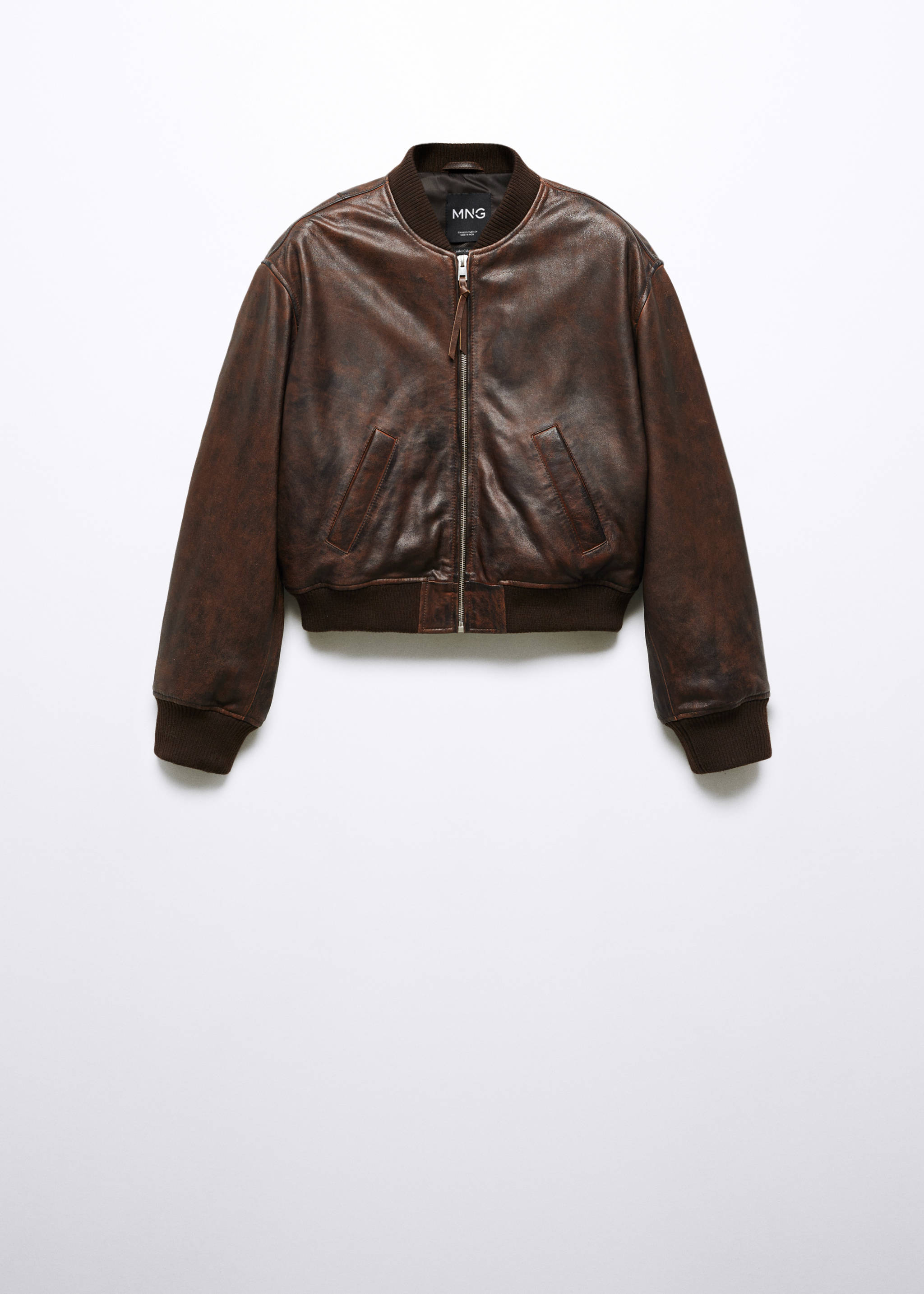 Bomber 100 % cuir - Article sans modèle