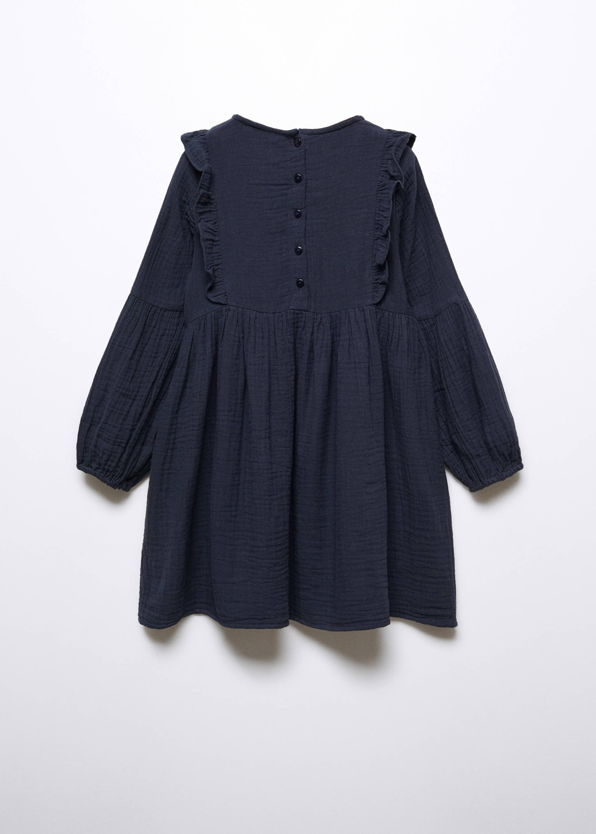 Vestido algodón flores - Reverso del artículo