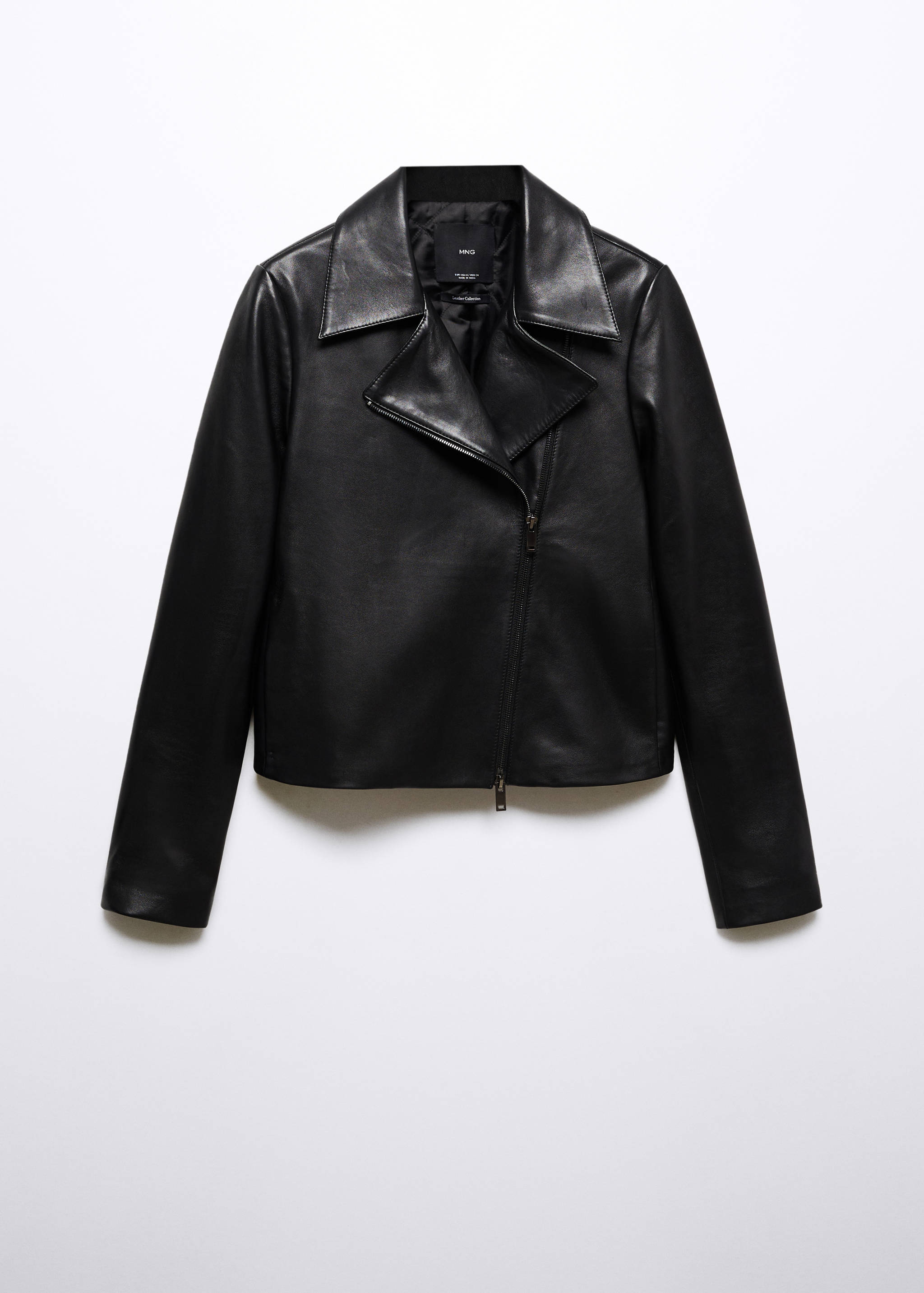 Blouson biker en cuir - Article sans modèle