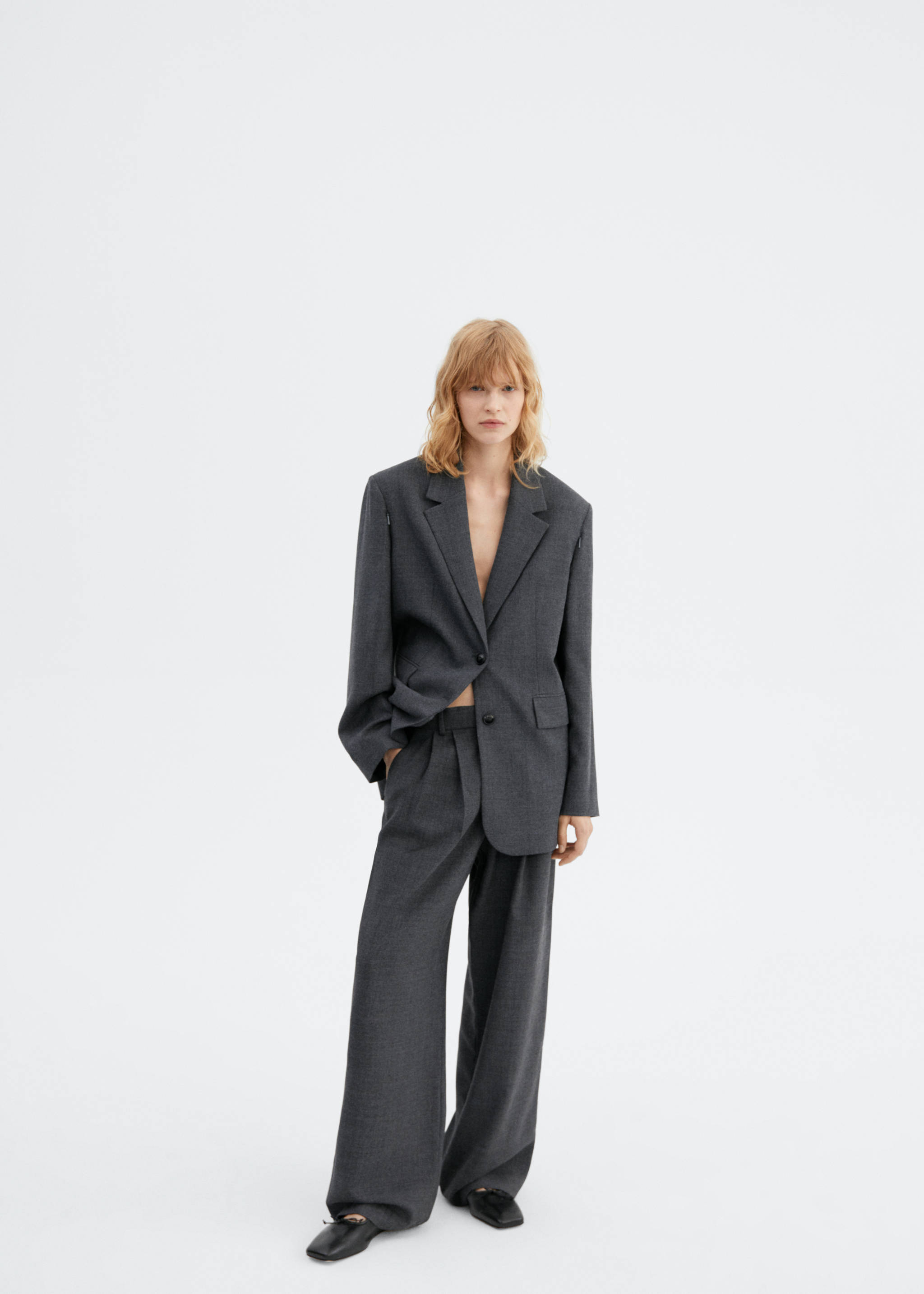 Wool suit trousers - General plane