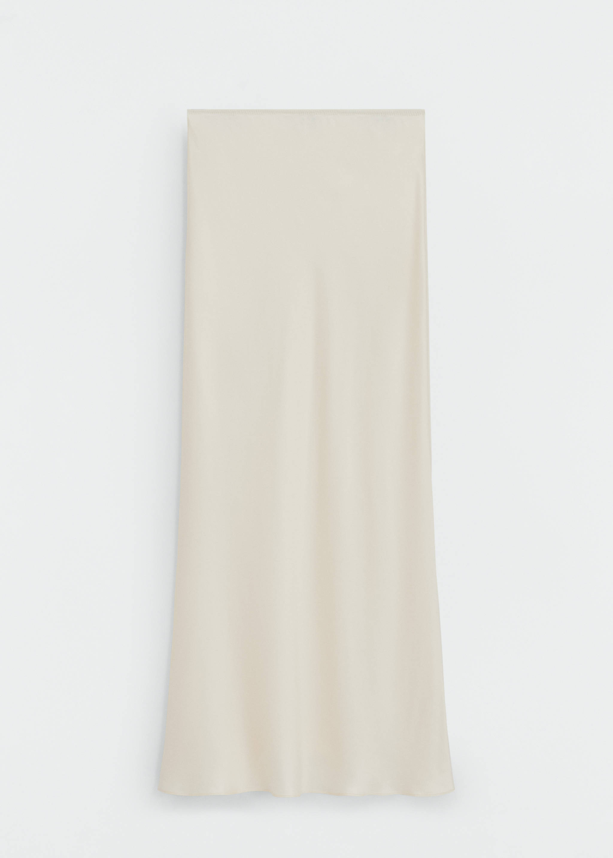 Extra-long satin skirt - Article without model