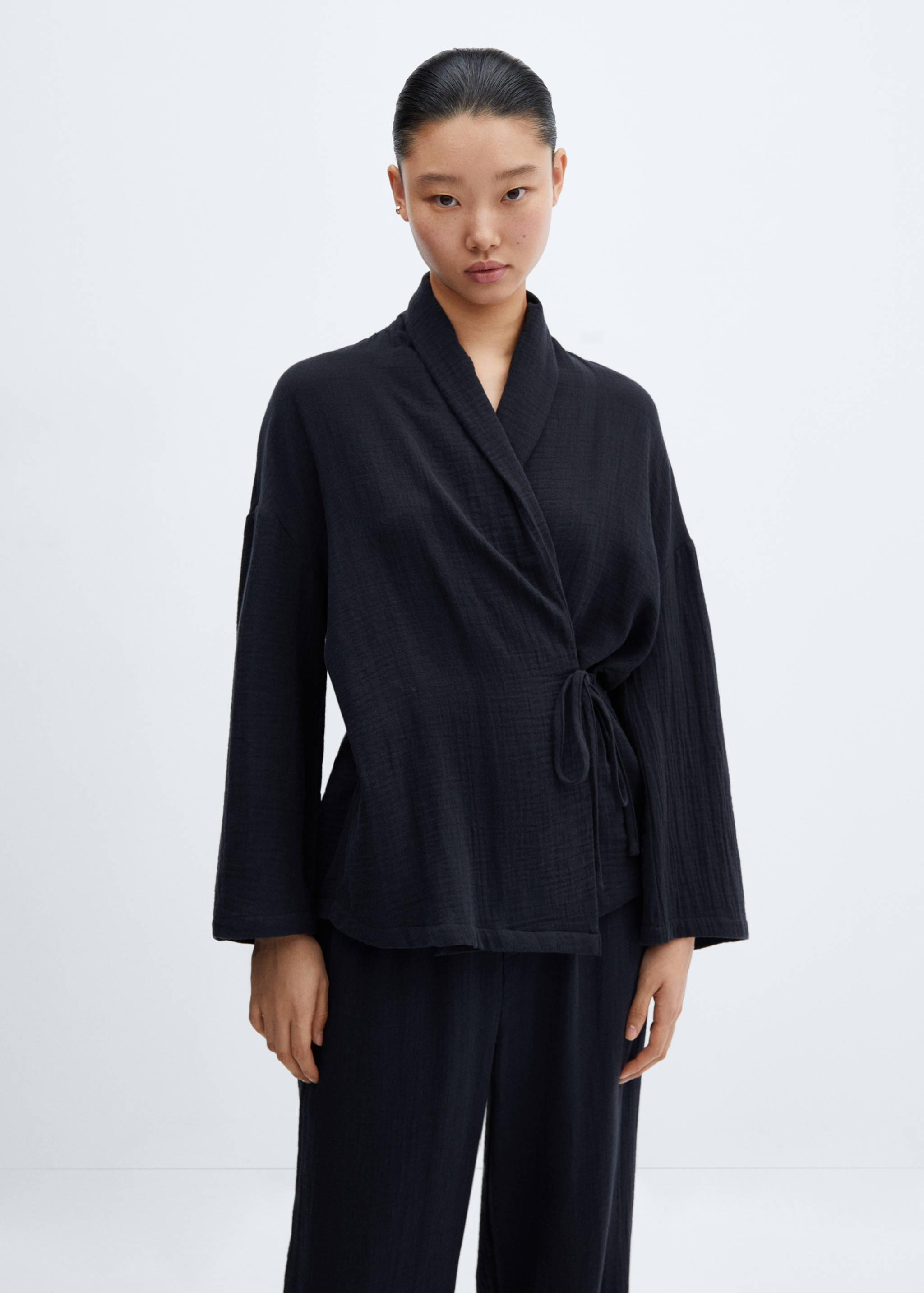 Pantalon pyjama gaze de coton - Détail de l'article 1