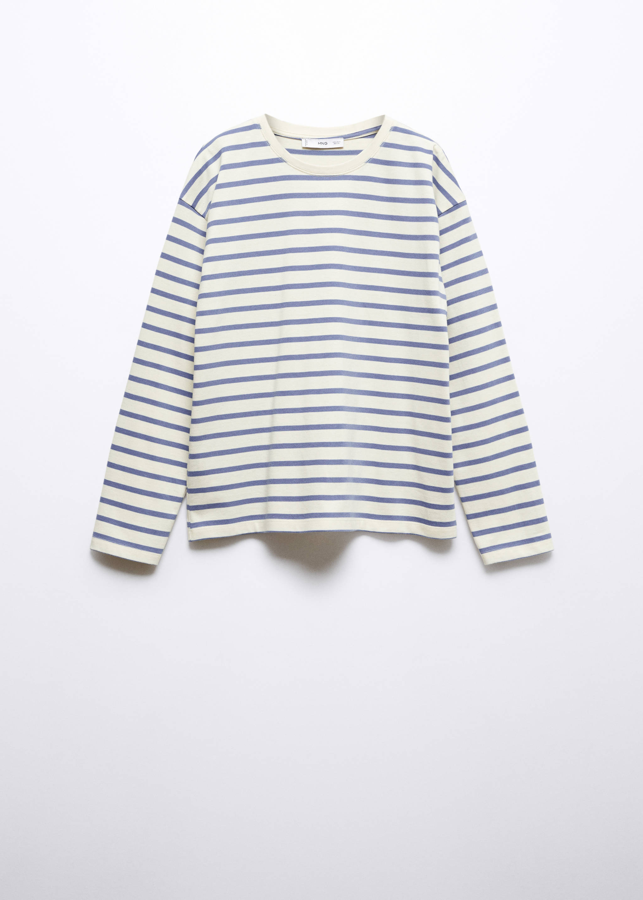 سترة مخططة برقبة دائرية - منتج دون نموذج