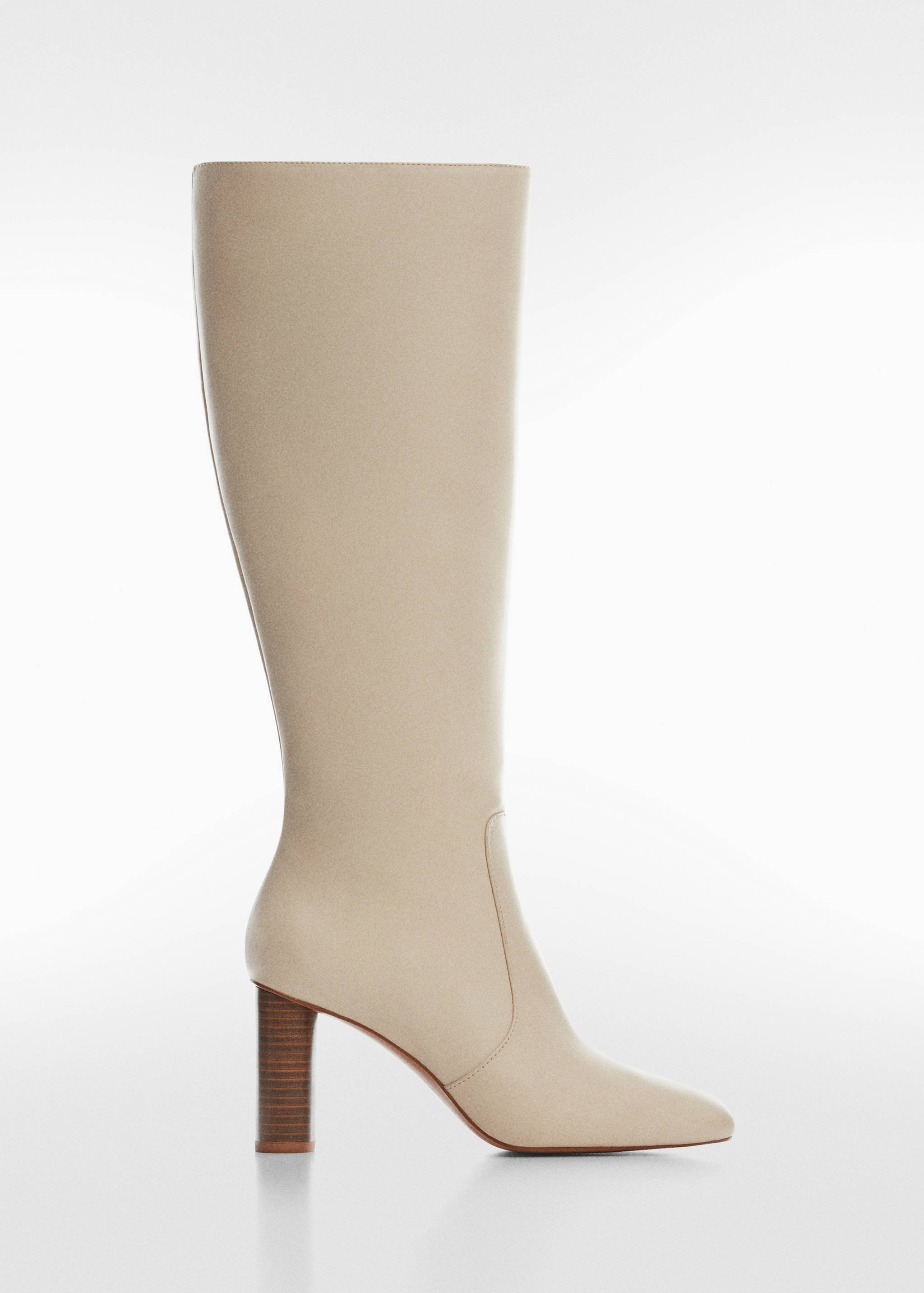 Round-toe leather boots - Article without model