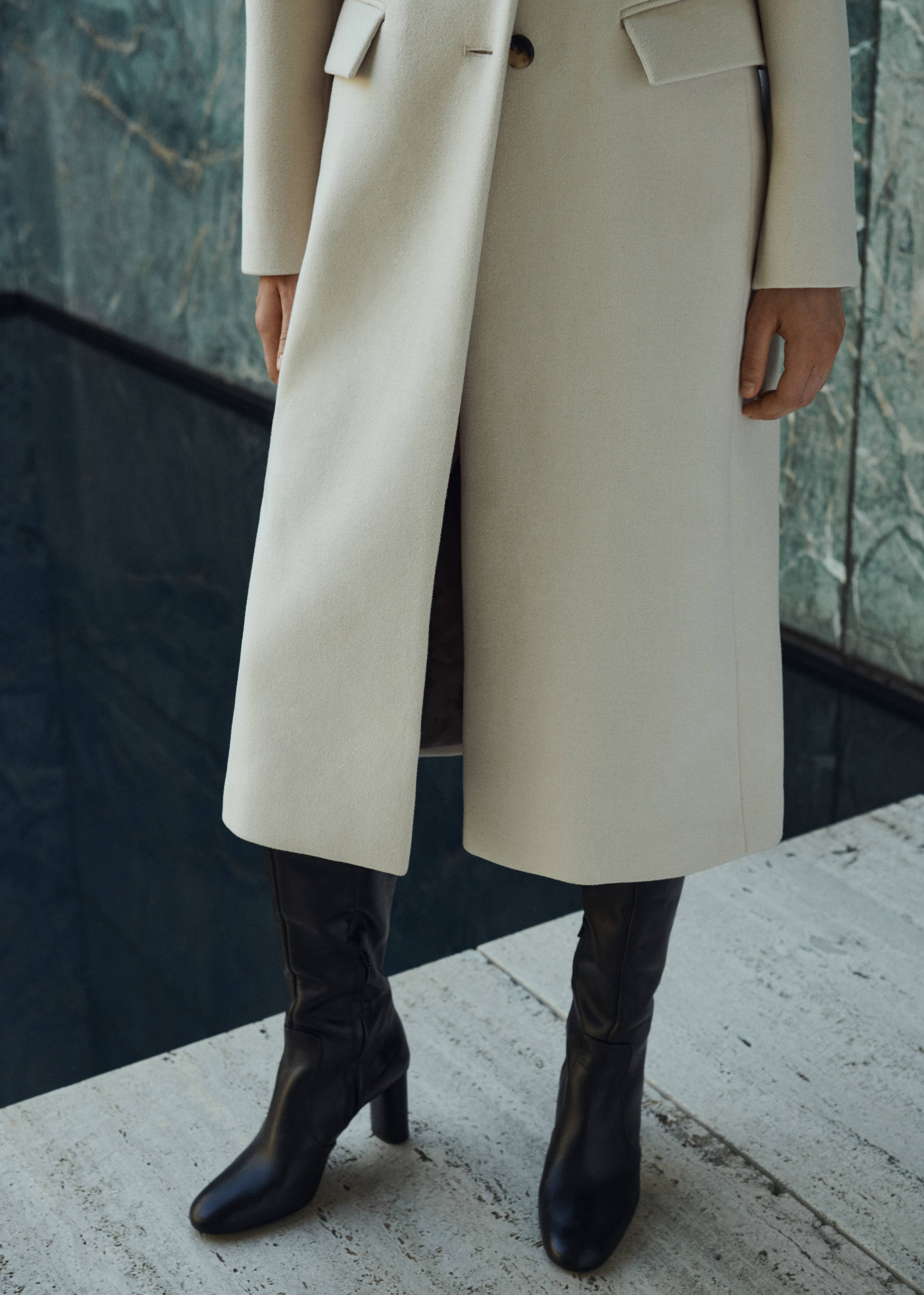 Bottes cuir bout rond - Plan général