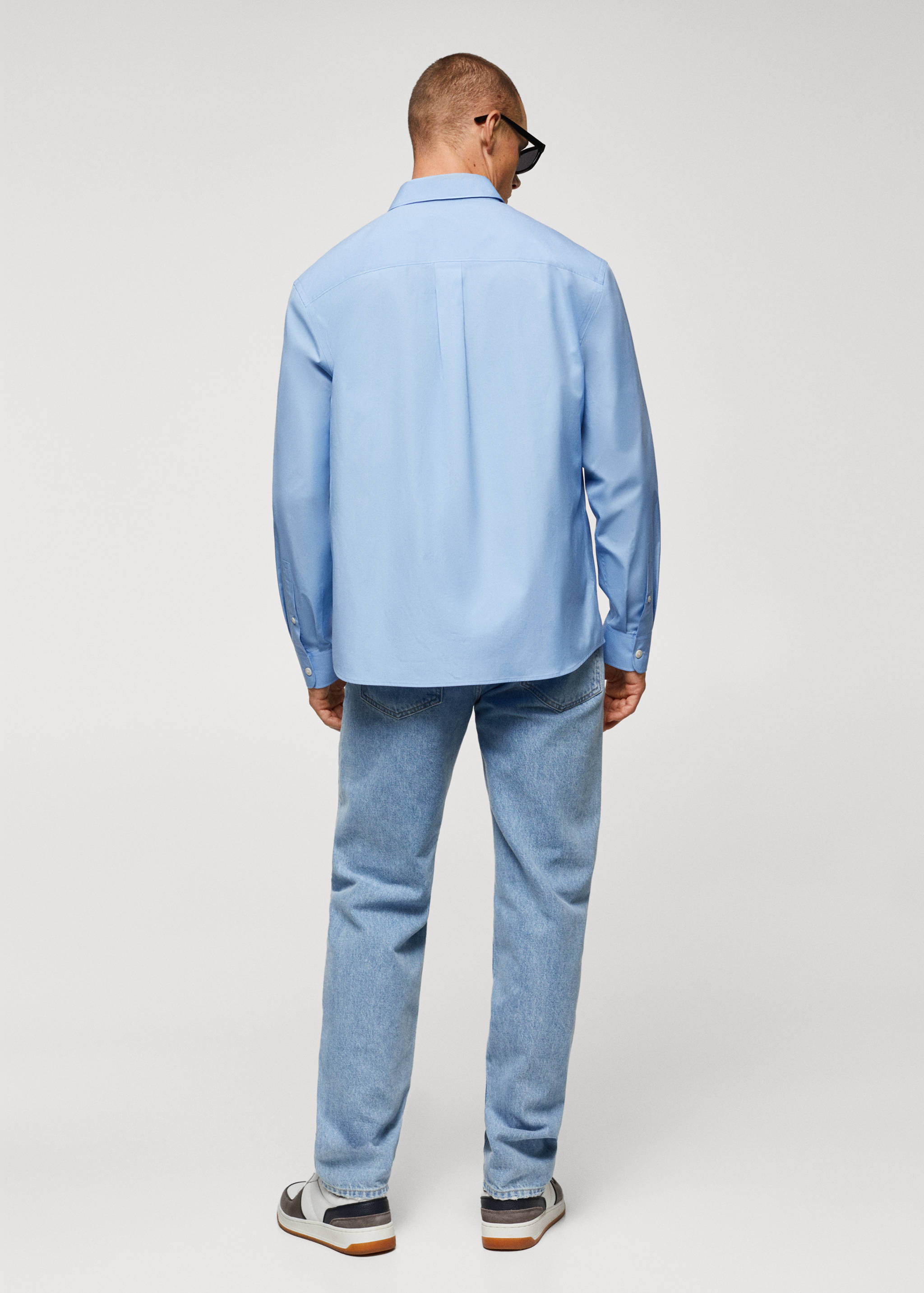 Chemise relaxed-fit coton poche - Verso de l’article