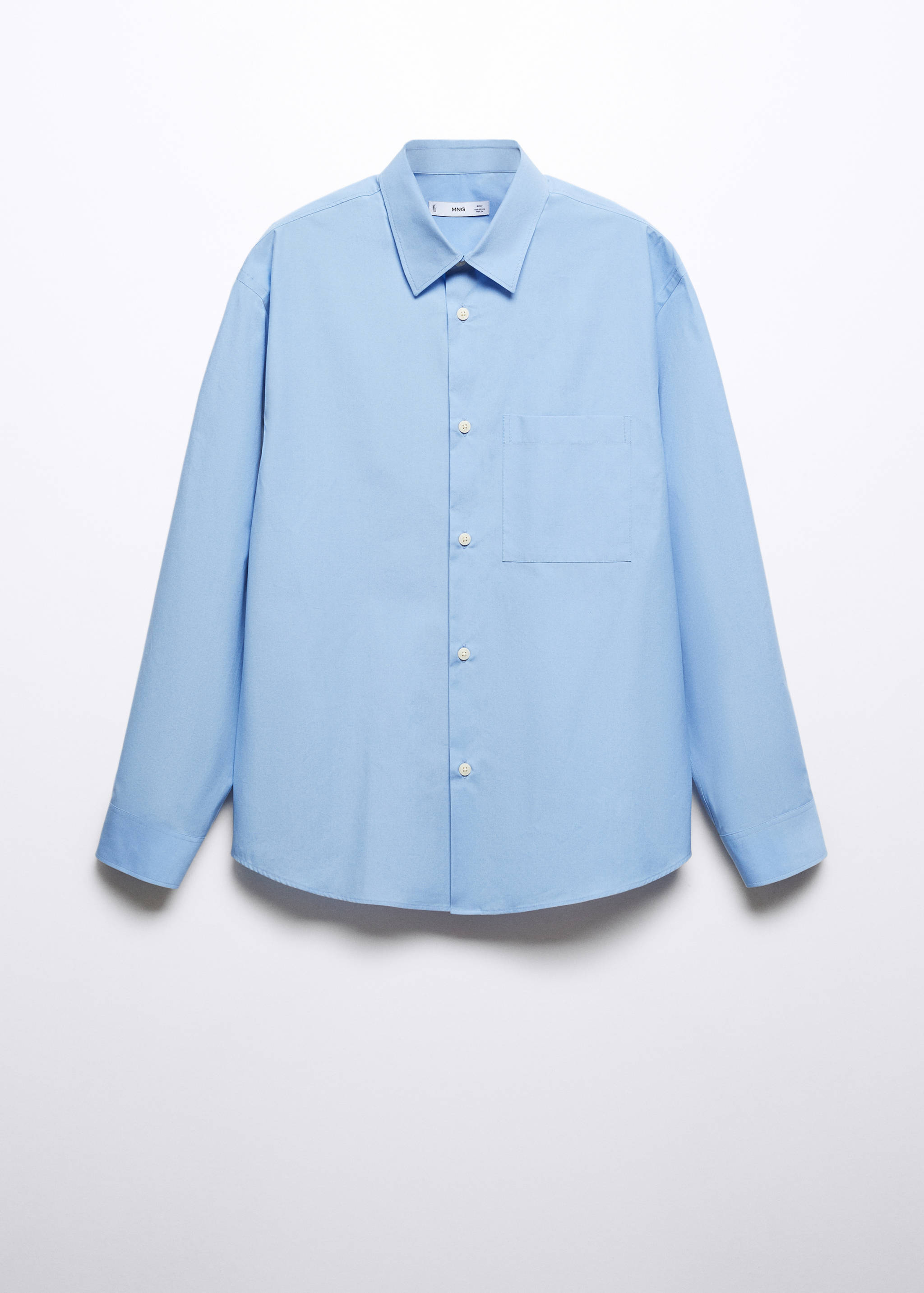 Chemise relaxed-fit coton poche - Article sans modèle