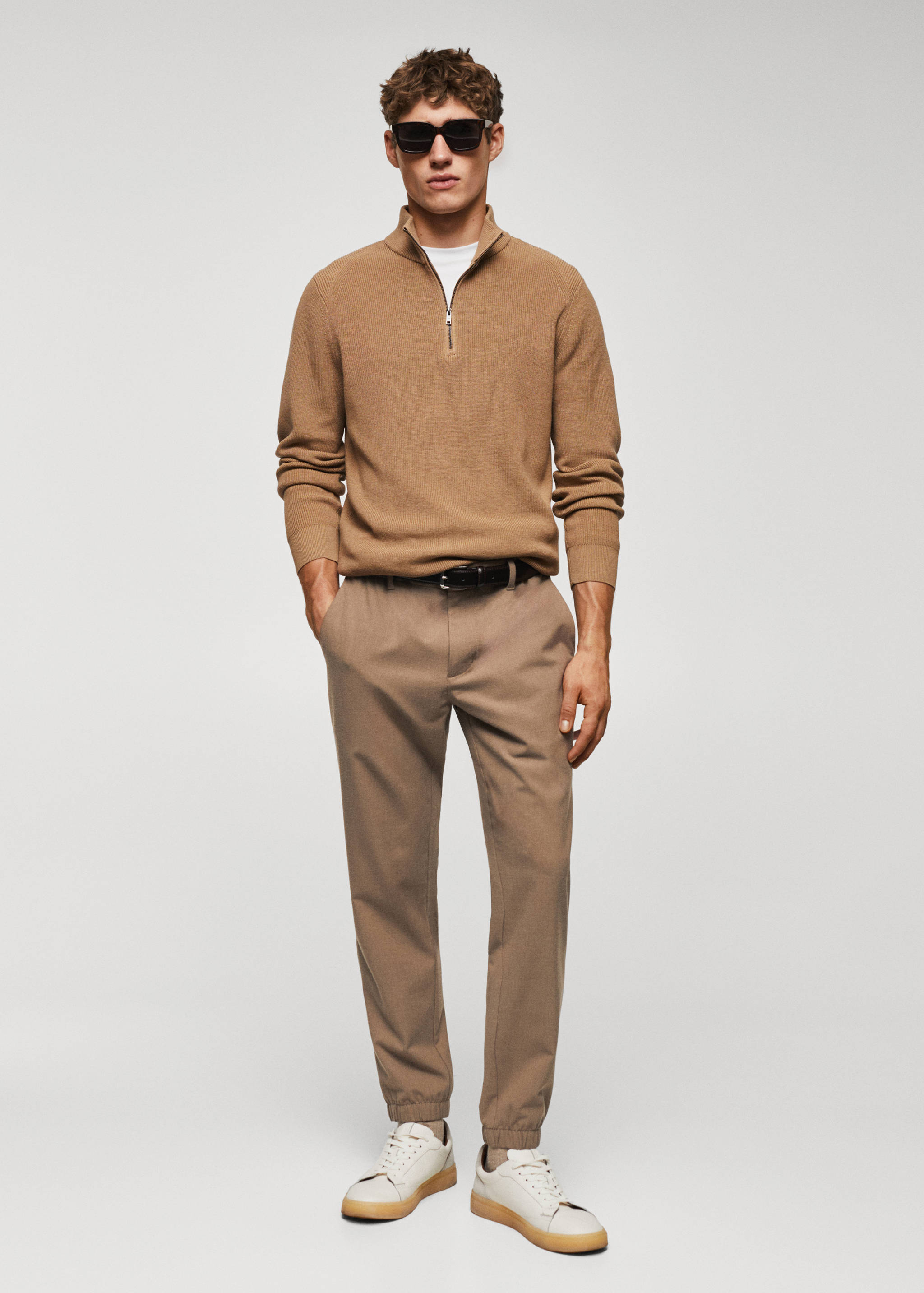 Jogging slim-fit cordon - Plan général