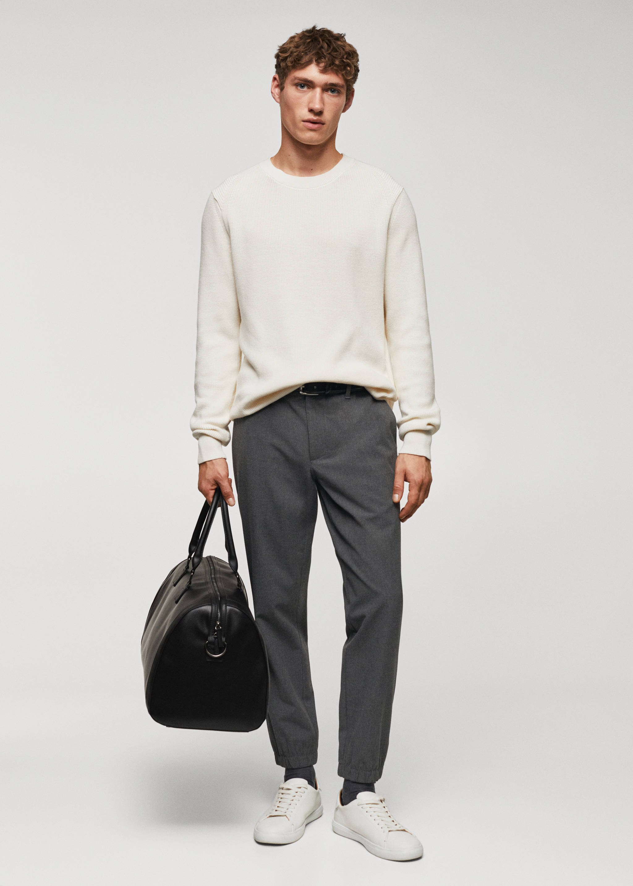 Jogging slim-fit cordon - Plan général