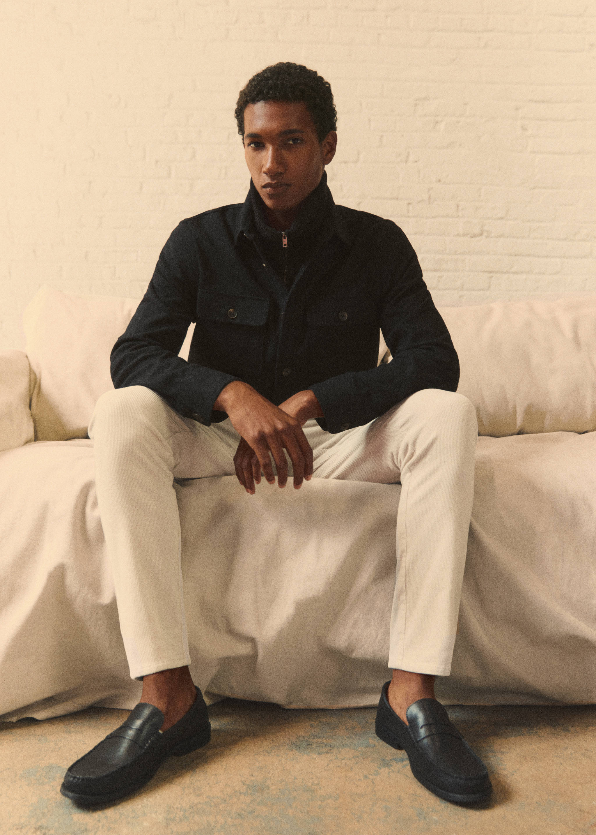 Slim Fit-Cordhose in Cropped-Länge - Detail des Artikels 5