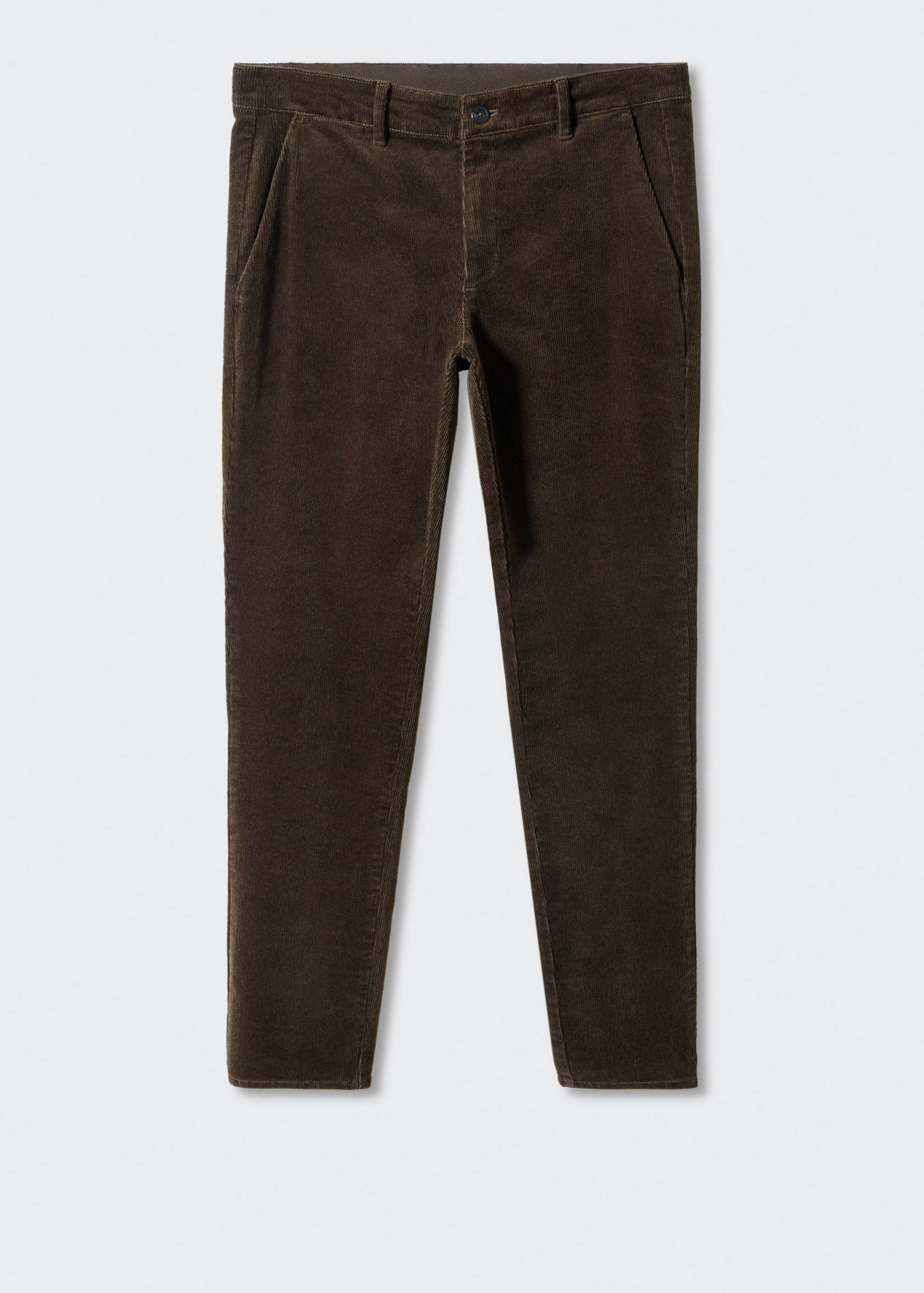Pantalon velours côtelé slim-fit crop - Article sans modèle