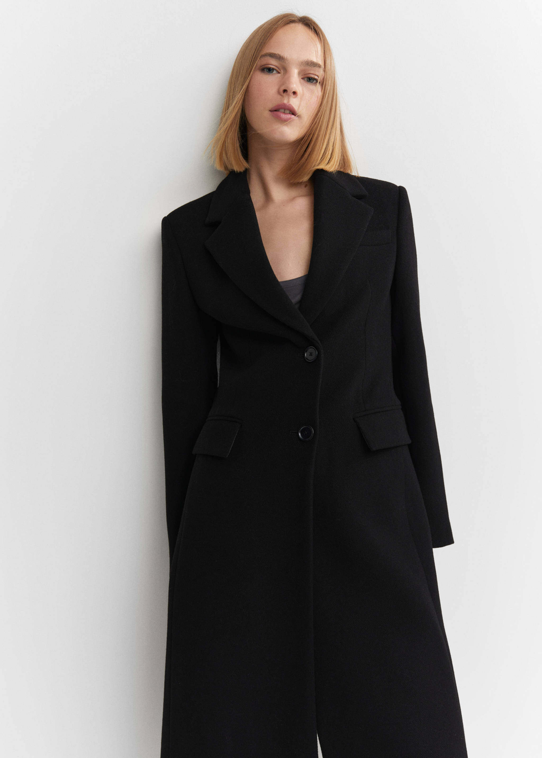 Manteau long en laine - Détail de l'article 6