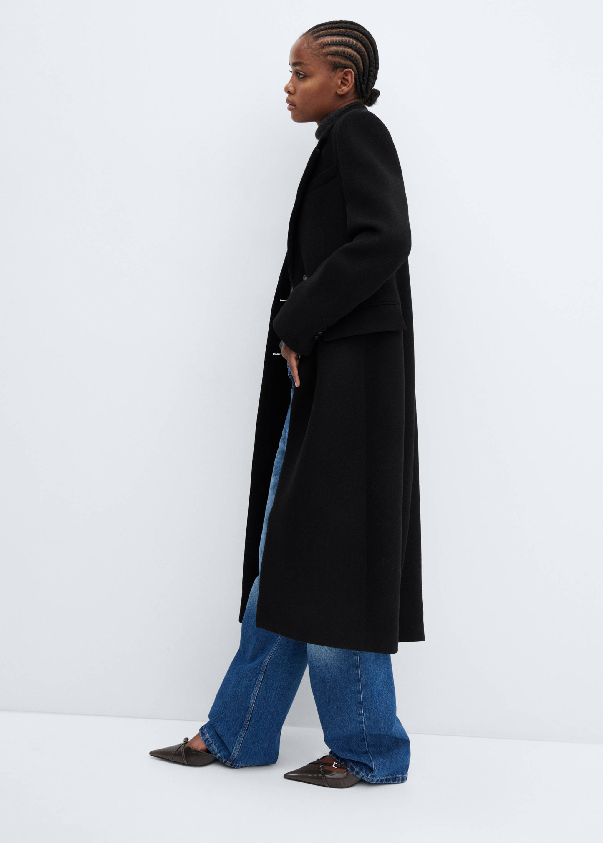 Manteau long en laine - Détail de l'article 2