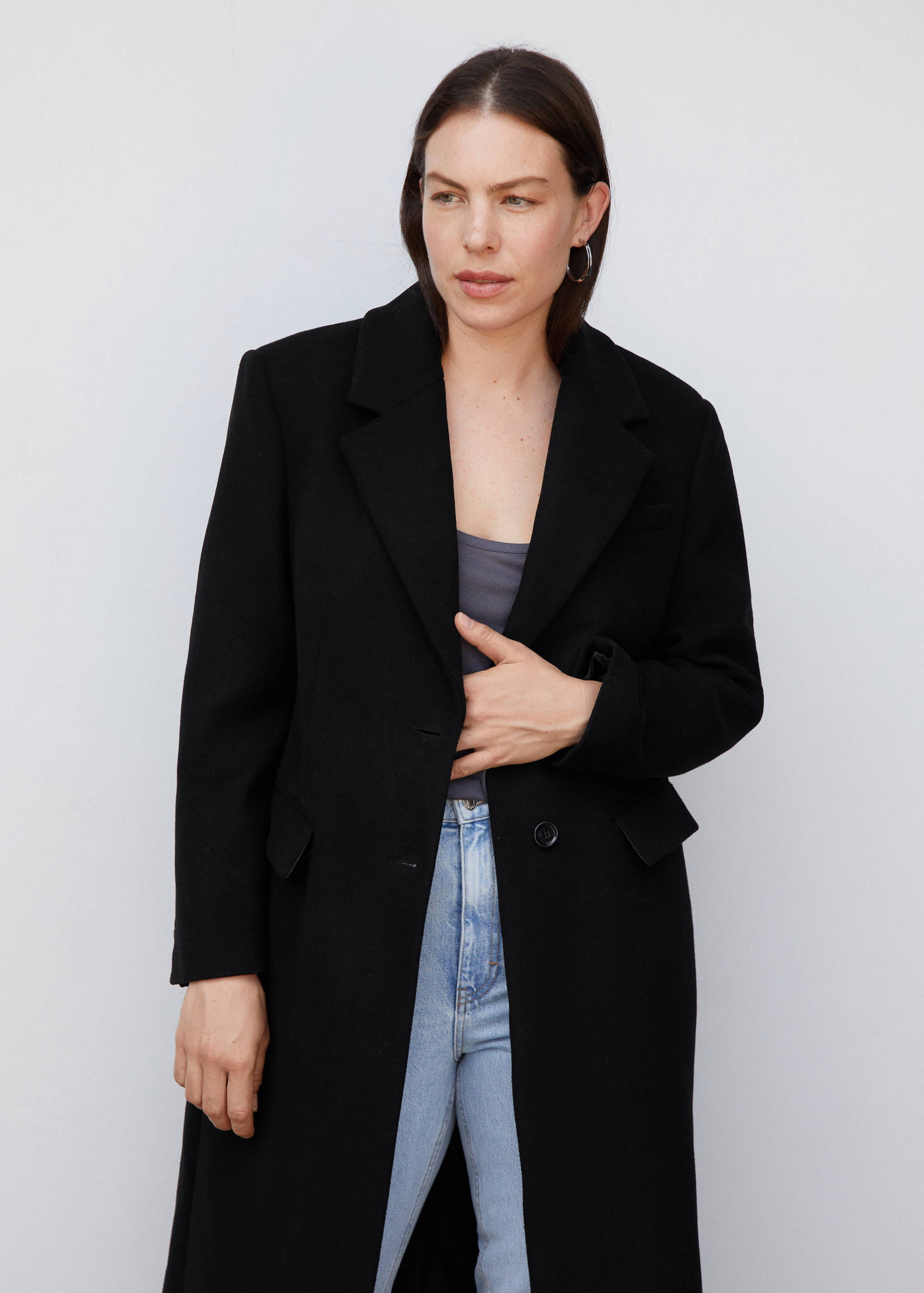 Manteau long en laine - Détail de l'article 5