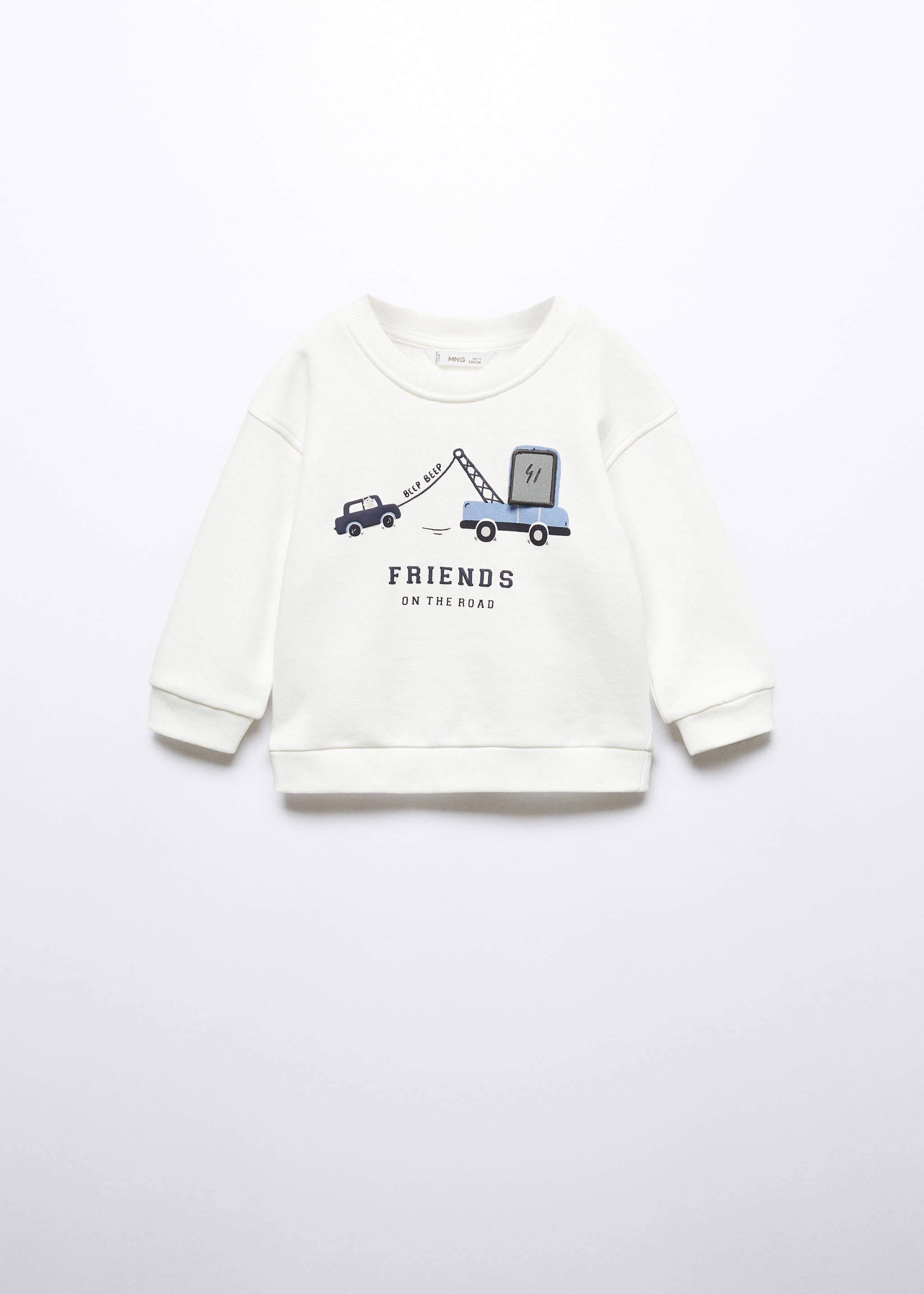 Принтованный свитшот из хлопка - Изделие без модели