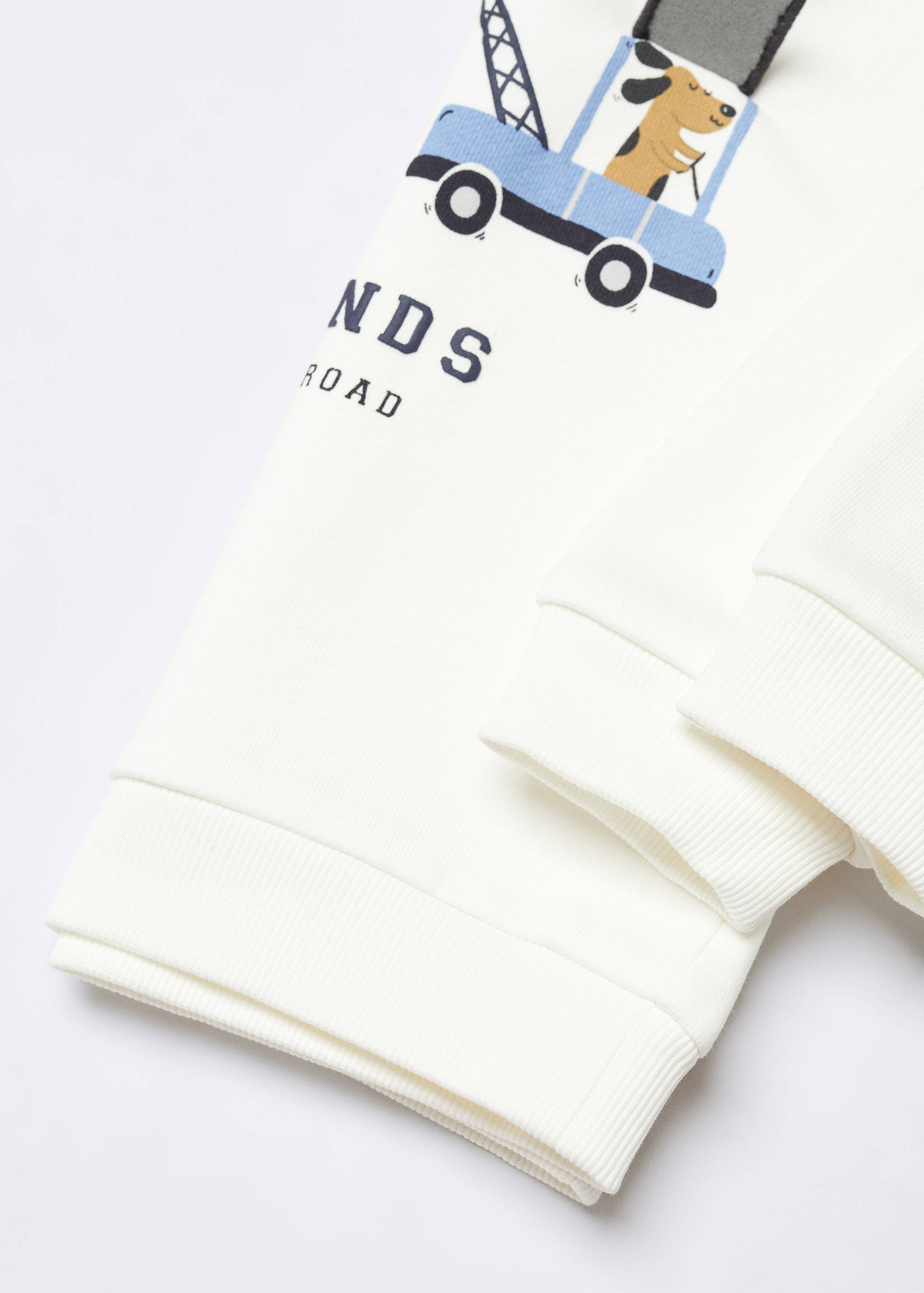 Принтованный свитшот из хлопка - Деталь изделия 8